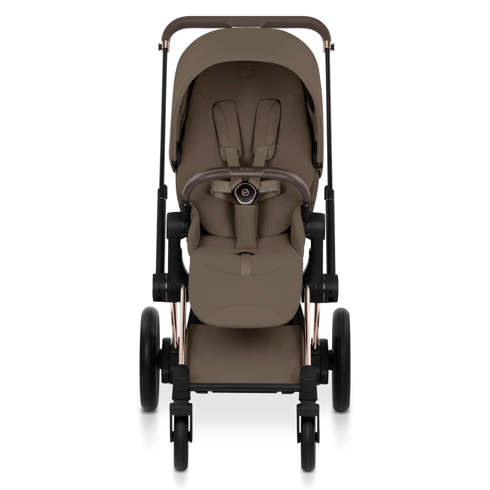 Cybex e-Priam 5.0 - wózek 2w1 | Coconut Brown - Rosegold (Style)