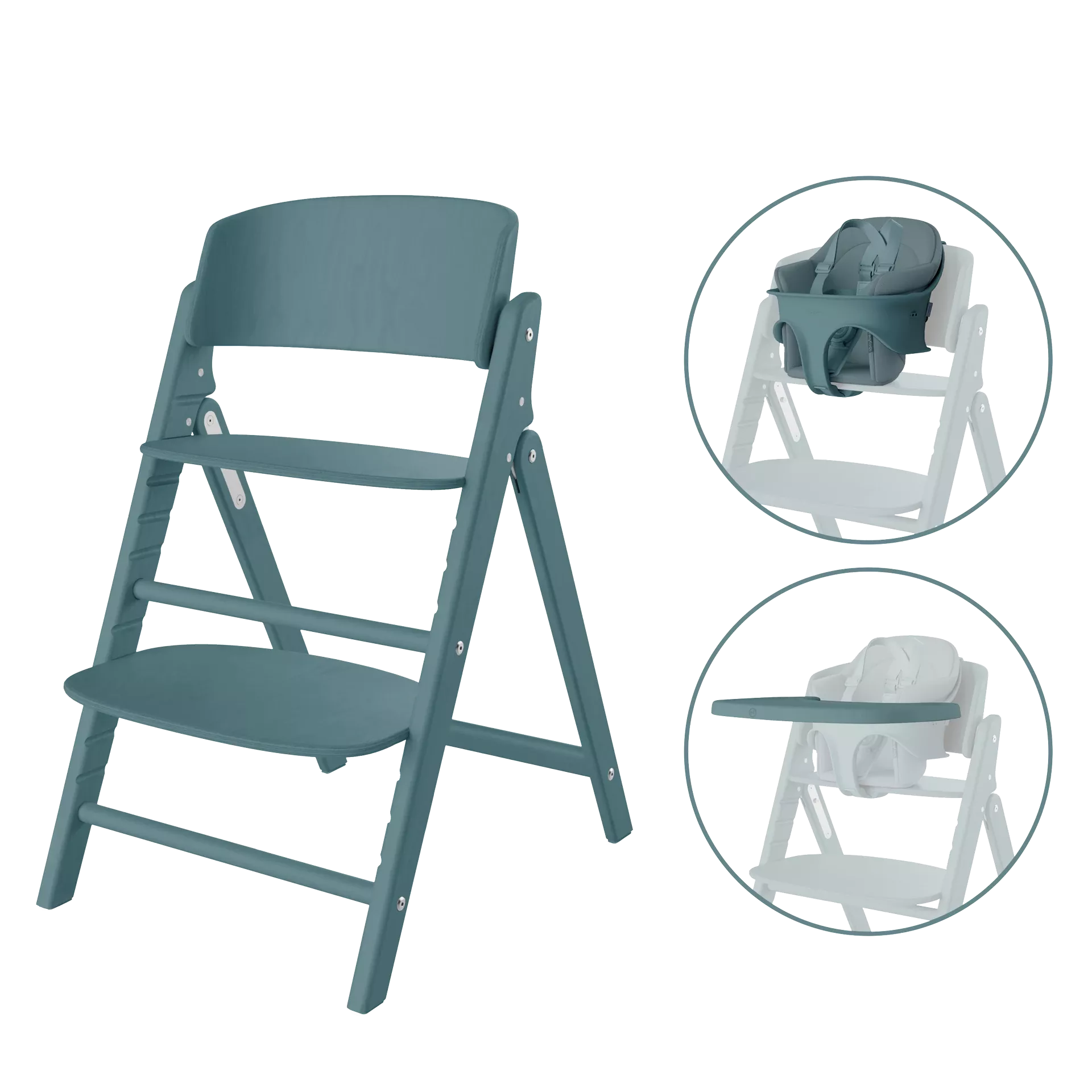 Cybex Click & Fold - zestaw 3w1 | Stone Blue