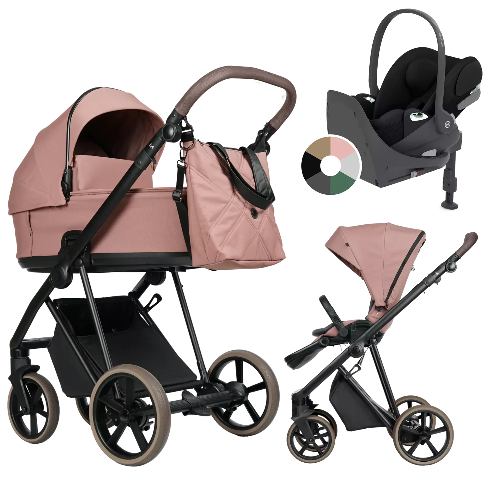 Roan Ivi 2.0 Vintage + Cybex Cloud T + baza T + GRATIS - 4w1 | Lobster