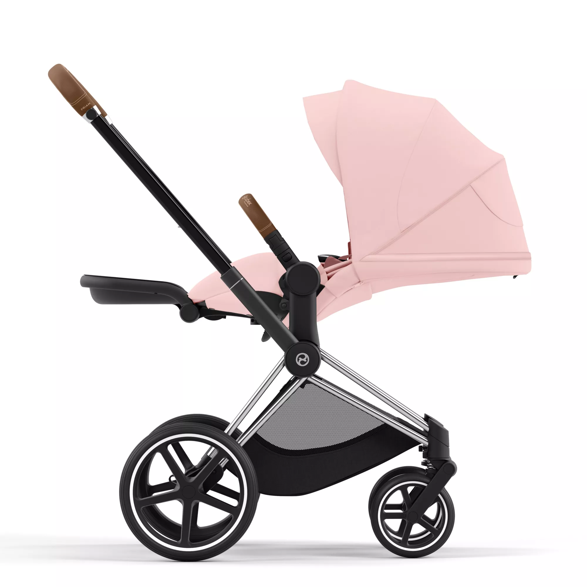 Cybex Priam 4.0 - 2w1 | Peach Pink (Chrome Brown Frame)