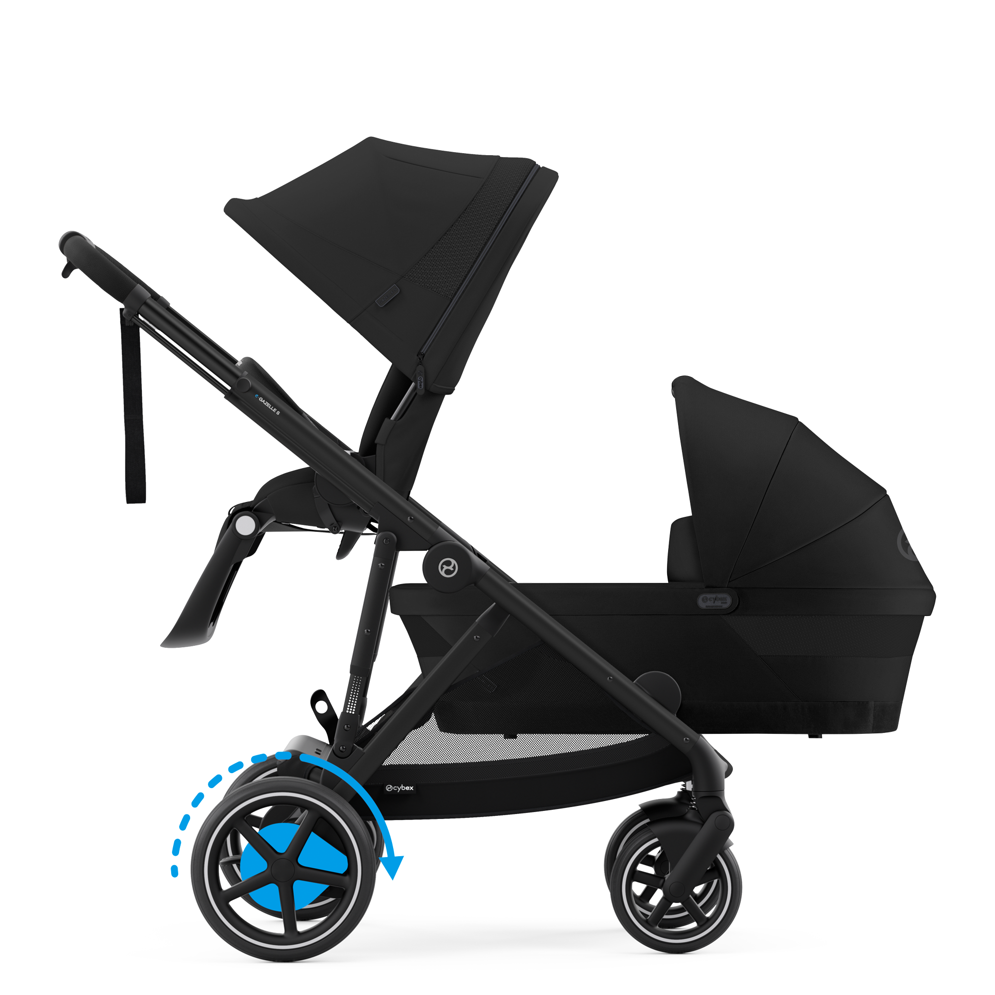 Cybex e-Gazelle S Duo | Moon Black Cybex e-Gazelle S Duo | Moon Black