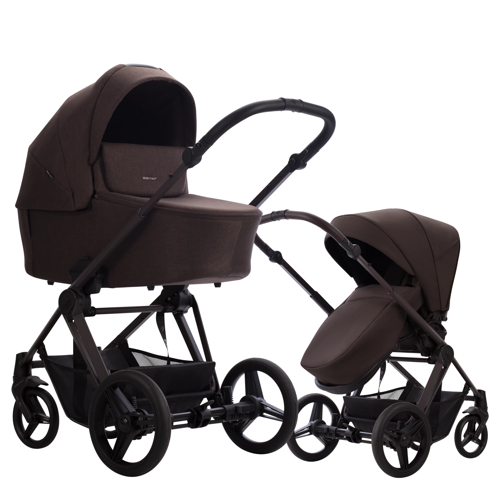Bebetto Nuvio - wózek 2w1 | 05 Brown