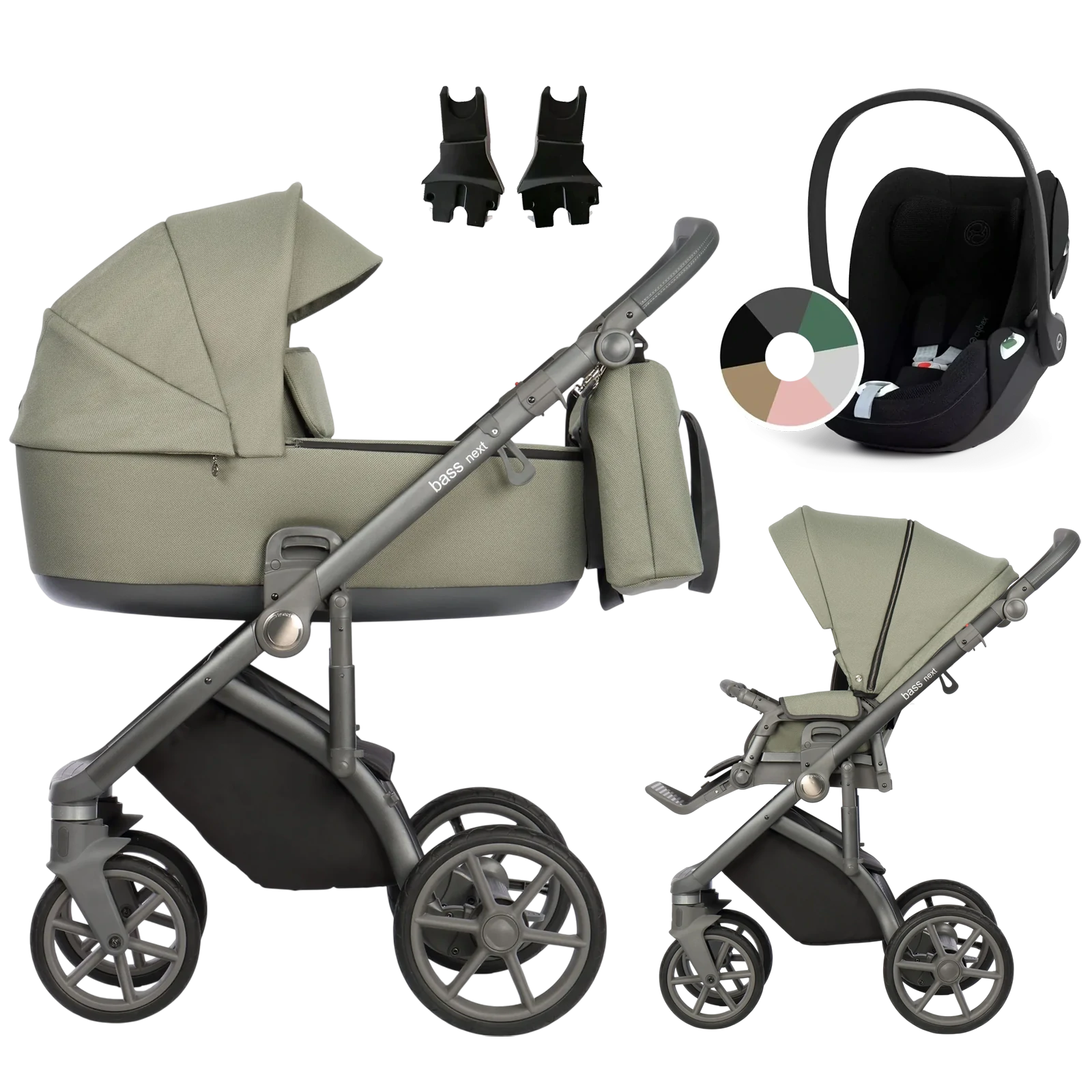 Roan Bass Next + Cybex Cloud T i-Size +GRATIS - 3w1 | Misty Mood