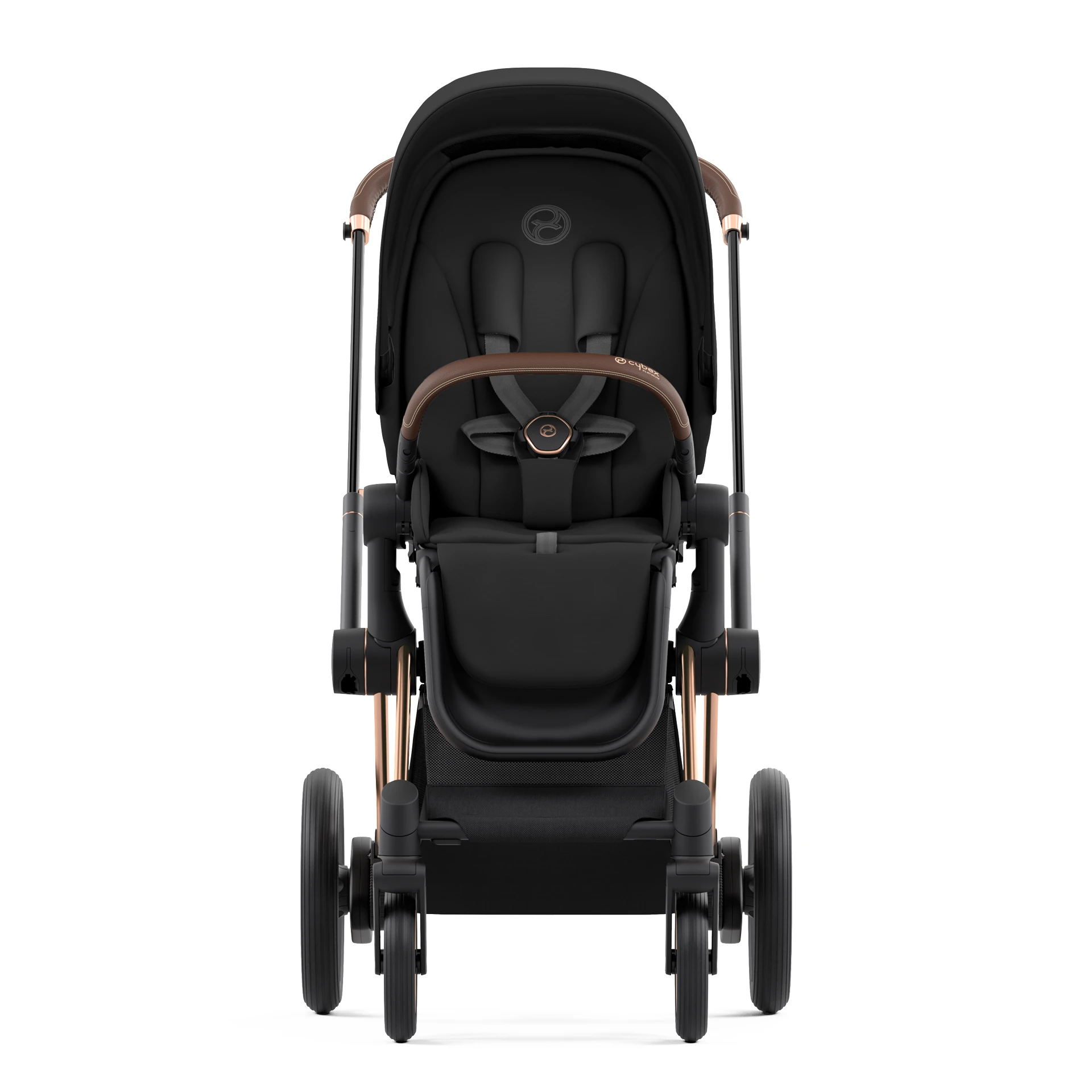 Cybex e-Priam 4.0 - 2w1 | Sepia Black (Rosegold Frame)