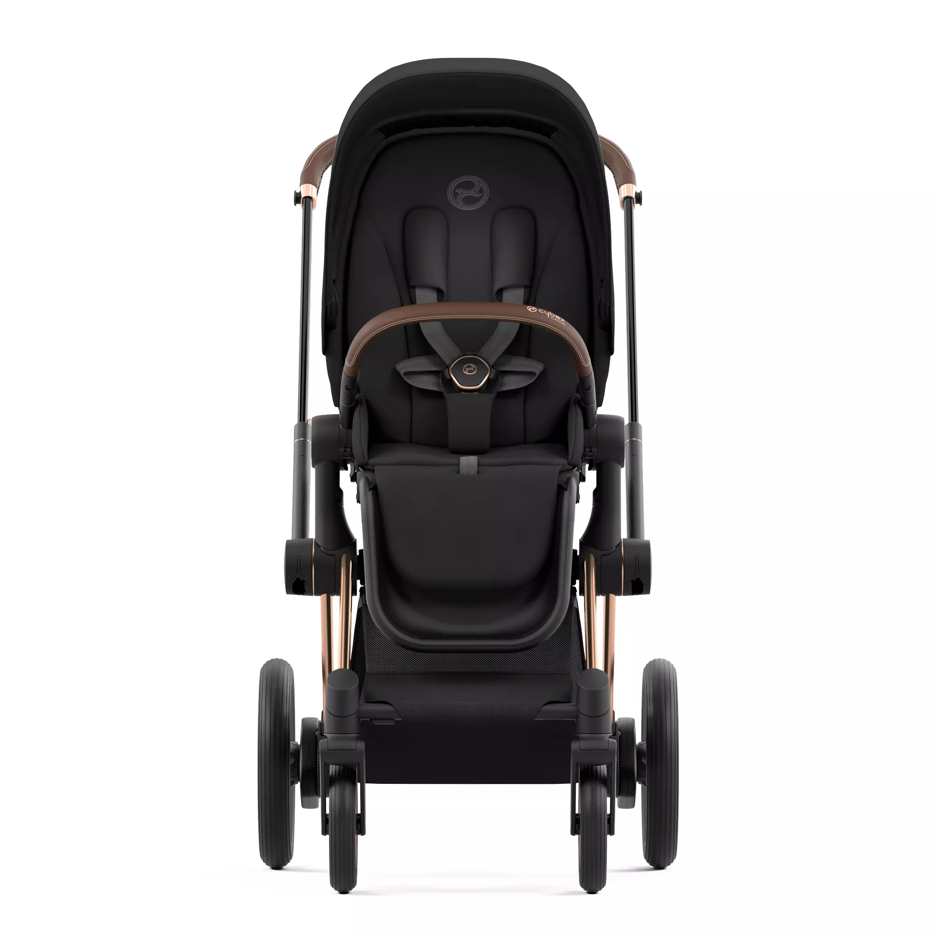 Cybex e-Priam 4.0 - 2w1 | Sepia Black (Rosegold Frame) Cybex e-Priam 4.0 - 2w1 | Sepia Black (Rosegold Frame)