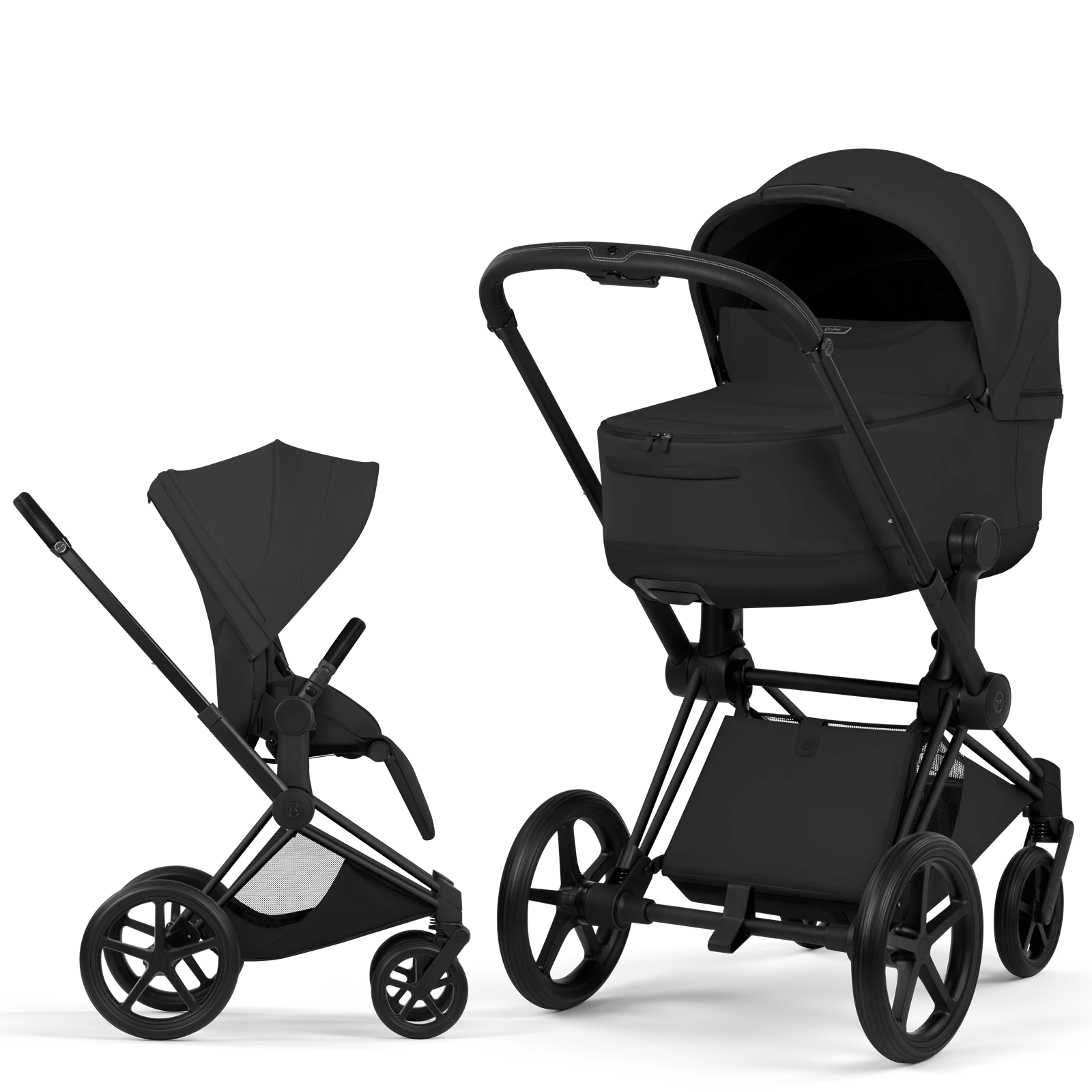 Cybex Priam 5.0 - wózek 2w1 | Sepia Black - Matt Black (Style)