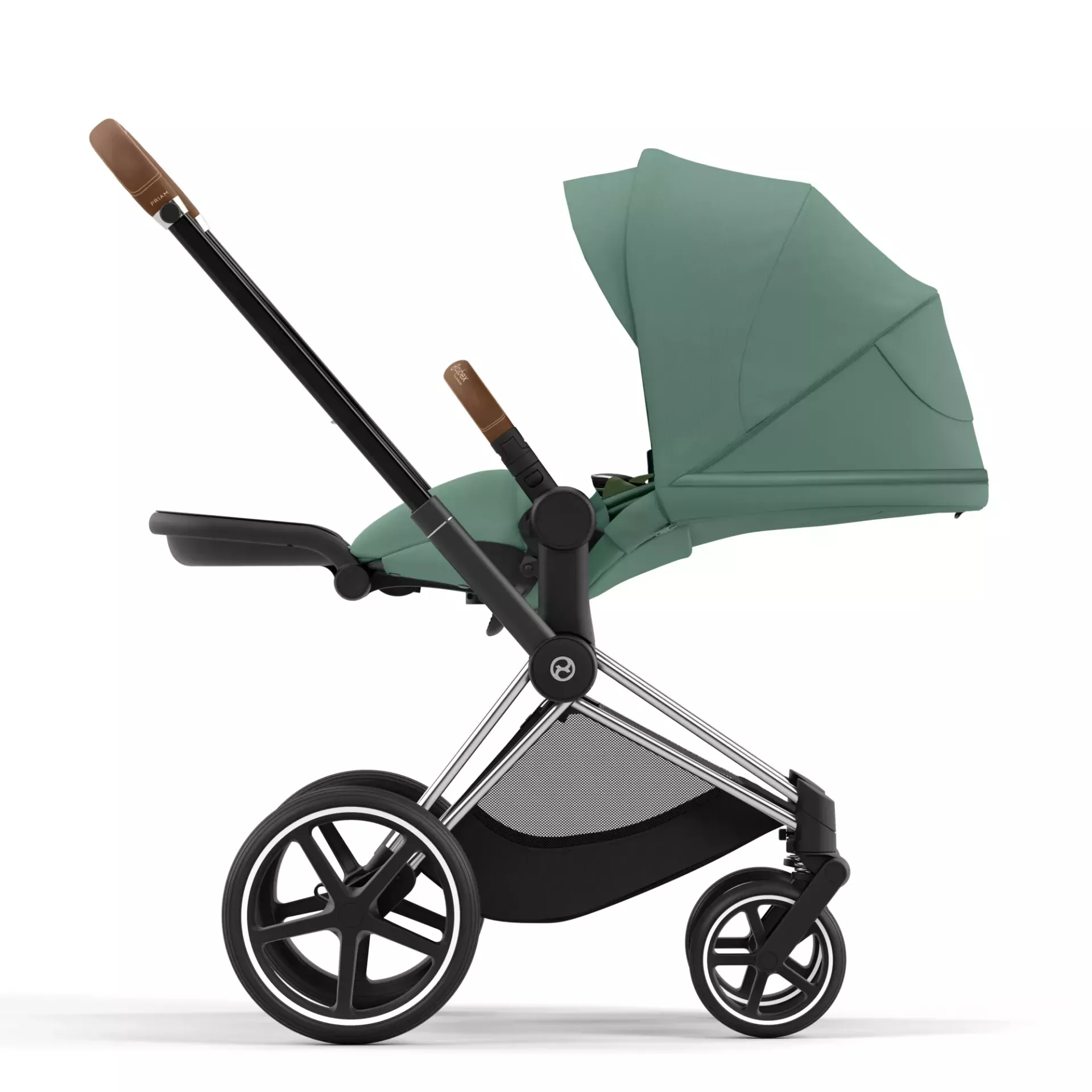 Cybex Priam 4.0 | Leaf Green (Chrome Brown Frame) Cybex Priam 4.0 | Leaf Green (Chrome Brown Frame)