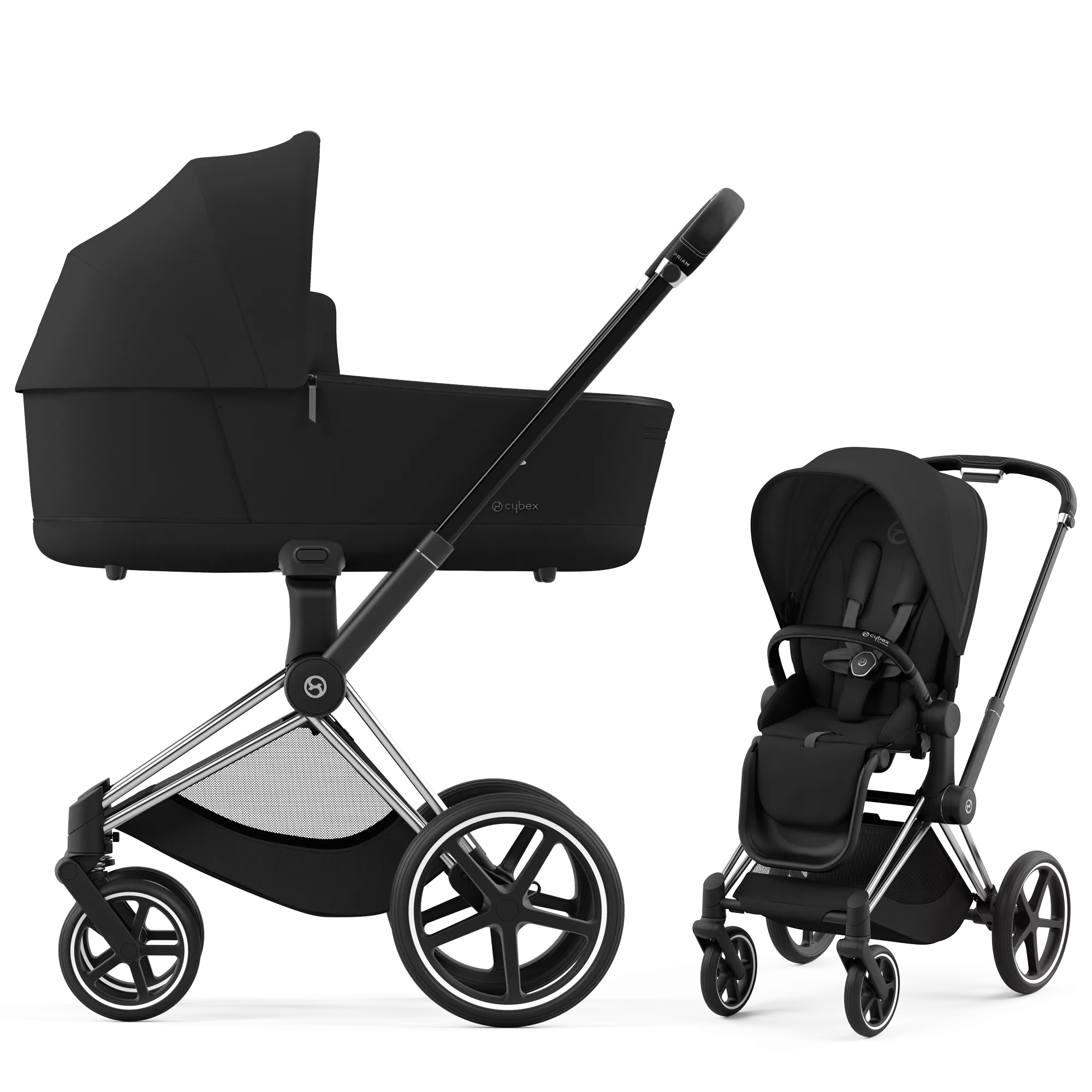 Cybex Priam 4.0 - 2w1 | Sepia Black (Chrome Black Frame)