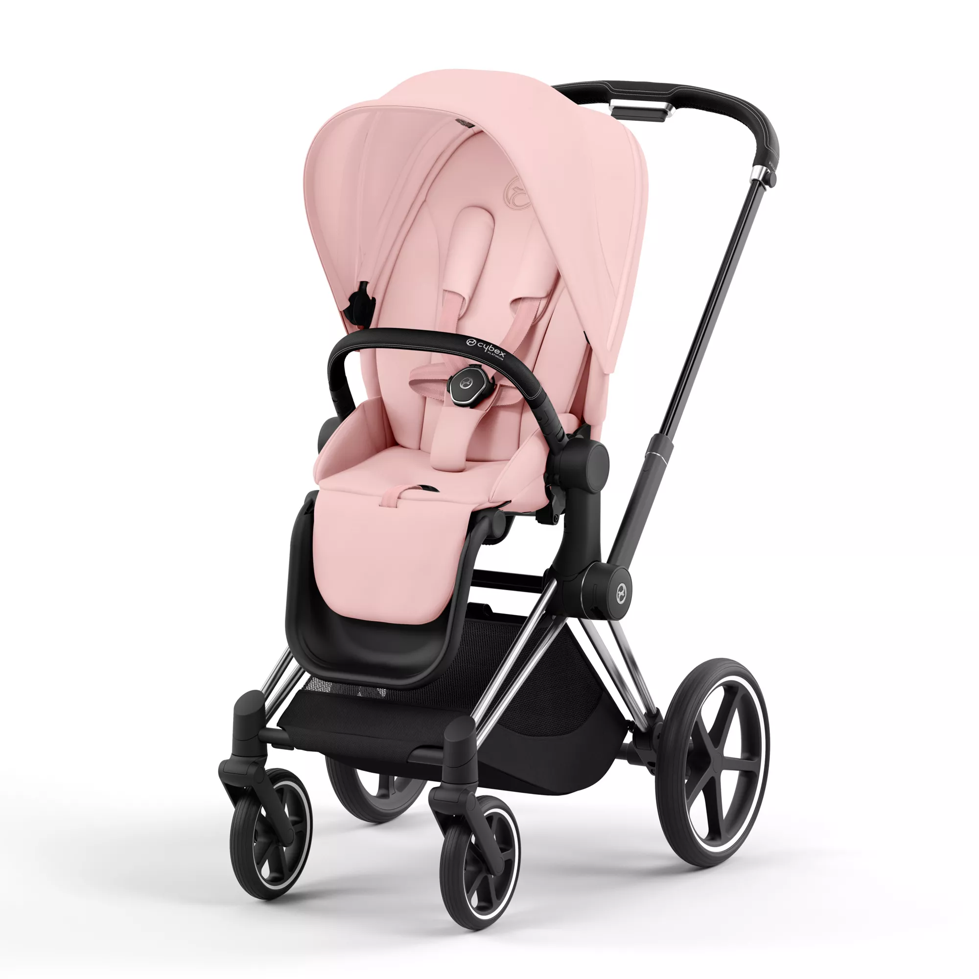 Cybex Priam 4.0 - 2w1 | Peach Pink (Chrome Black Frame)