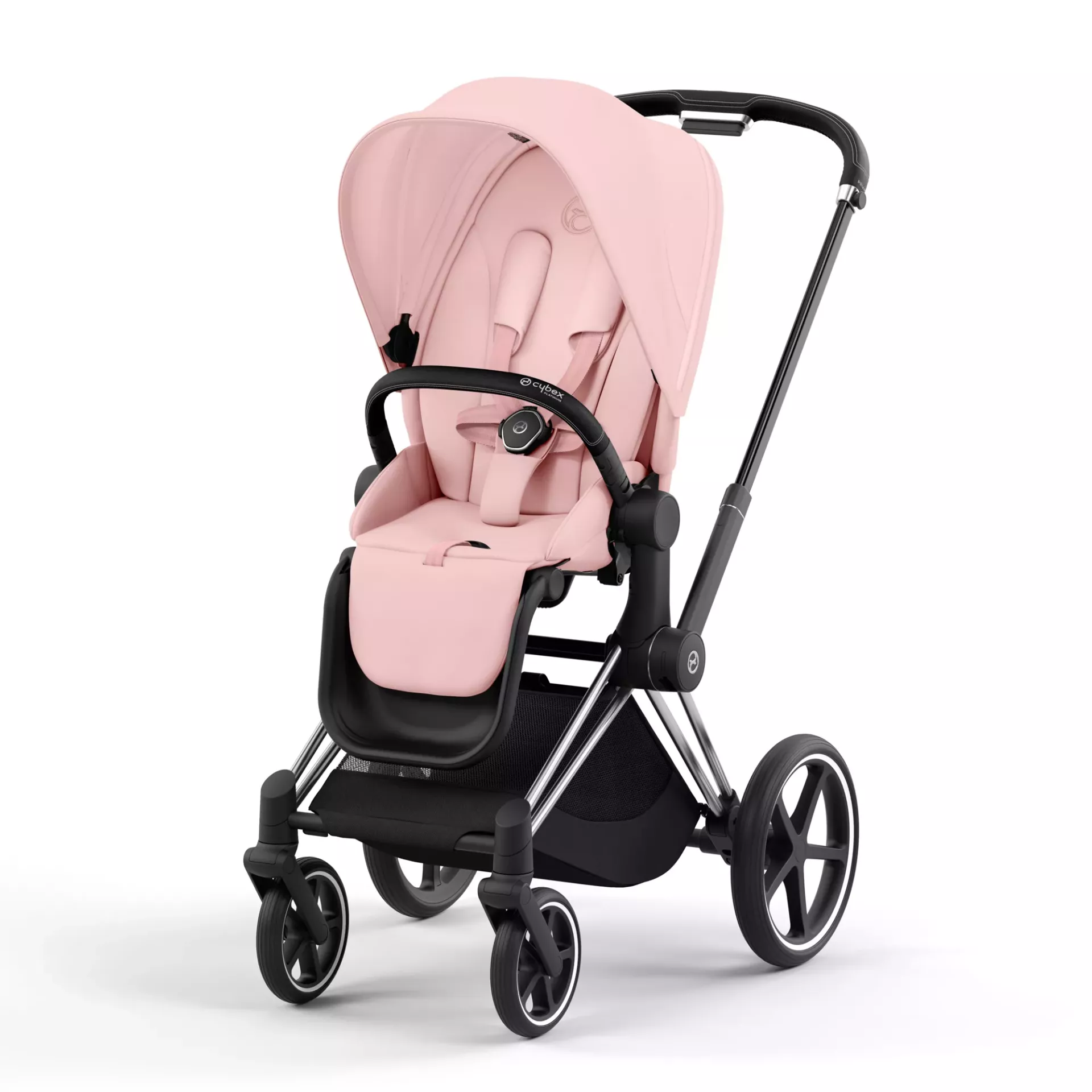 Cybex Priam 4.0 - 2w1 | Peach Pink (Chrome Black Frame) Cybex Priam 4.0 - 2w1 | Peach Pink (Chrome Black Frame)