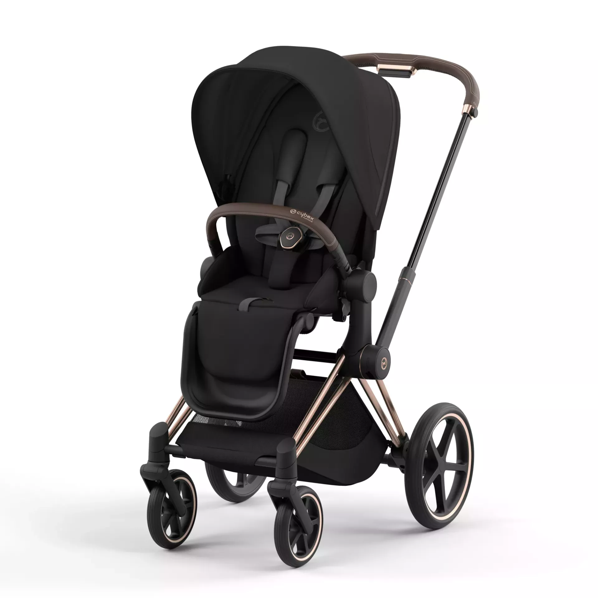 Cybex Priam 4.0 - 2w1 | Sepia Black (Rosegold Frame)