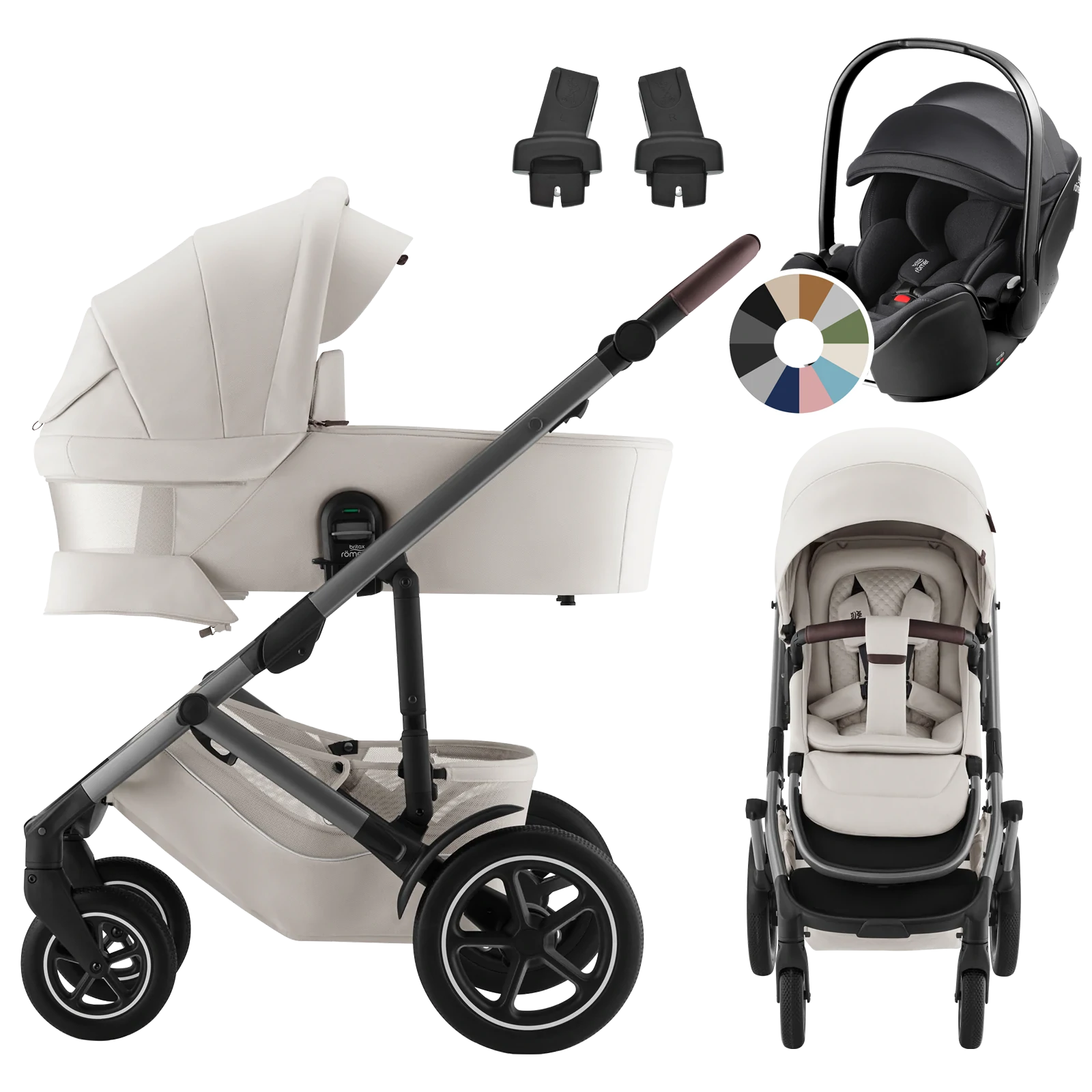 Britax Römer Smile 5Z + Britax Römer Baby-Safe Pro +GRATIS - 3w1 | Soft Taupe Britax Römer Smile 5Z + Britax Römer Baby-Safe Pro +GRATIS - 3w1 | Soft Taupe