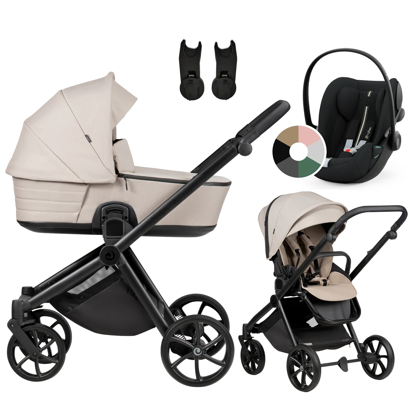 Tutis Mio 3 Plus + Cybex Cloud G3 i-Size + GRATIS - 3w1 | 611 Moon Rock