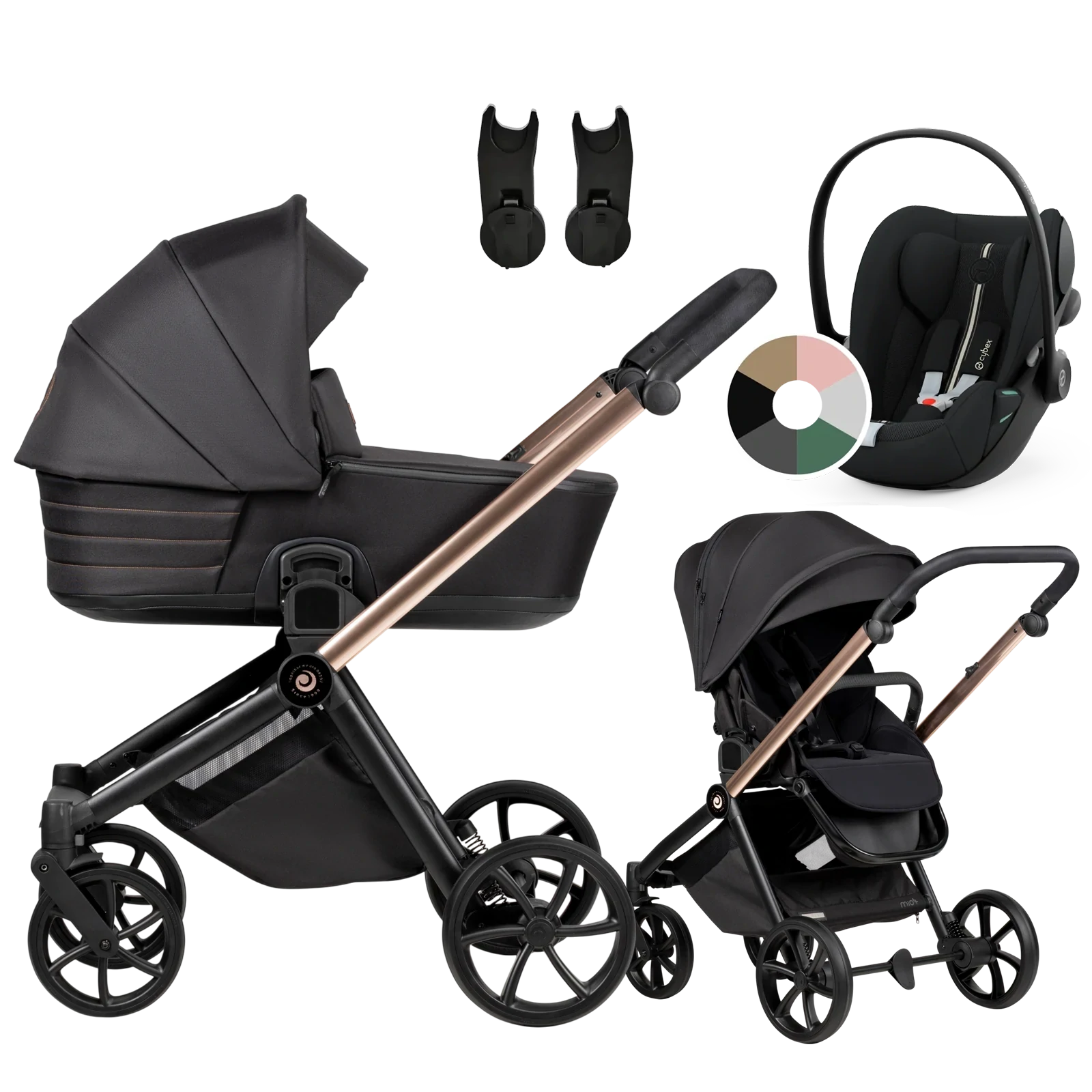 Tutis Mio 3 Plus + Cybex Cloud G3 i-Size + GRATIS - 3w1 | 292 Rosegold