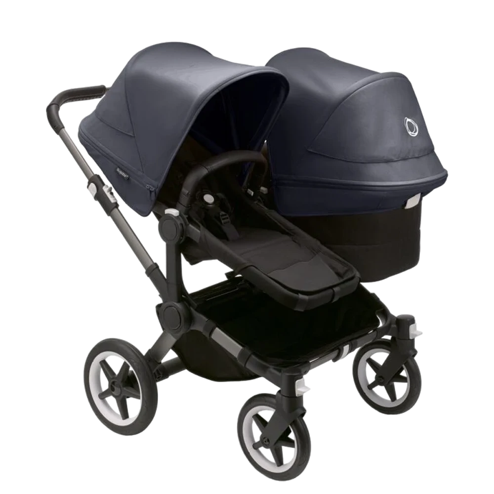 Bugaboo Donkey 5 Duo | Graphite-Midnight Black-Stormy Blue