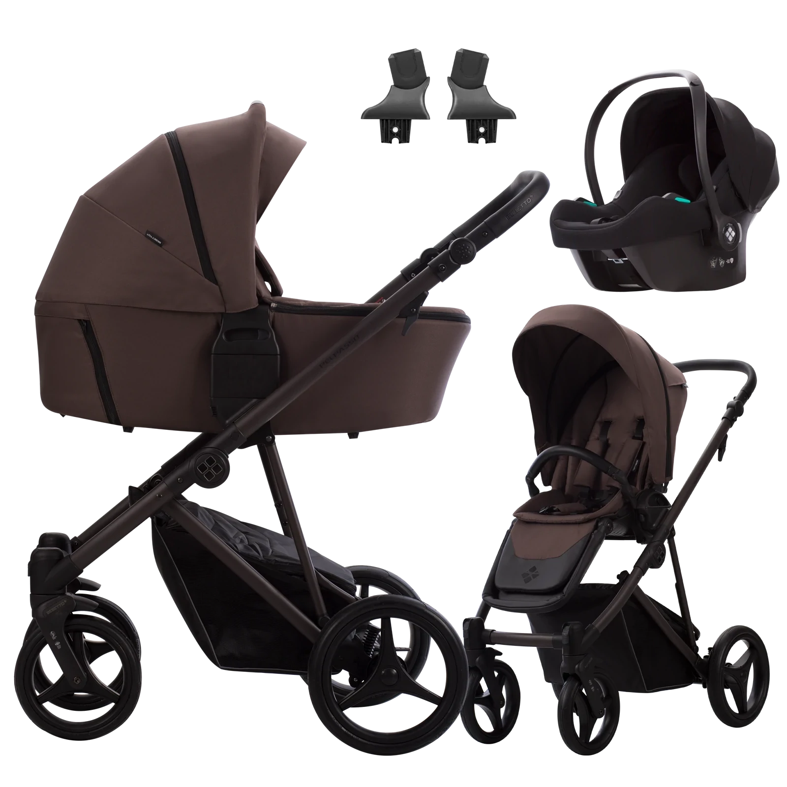 Bebetto Pelpasso + Bebetto Cosmo 2.0 +GRATIS - 3w1 | 06 Brown