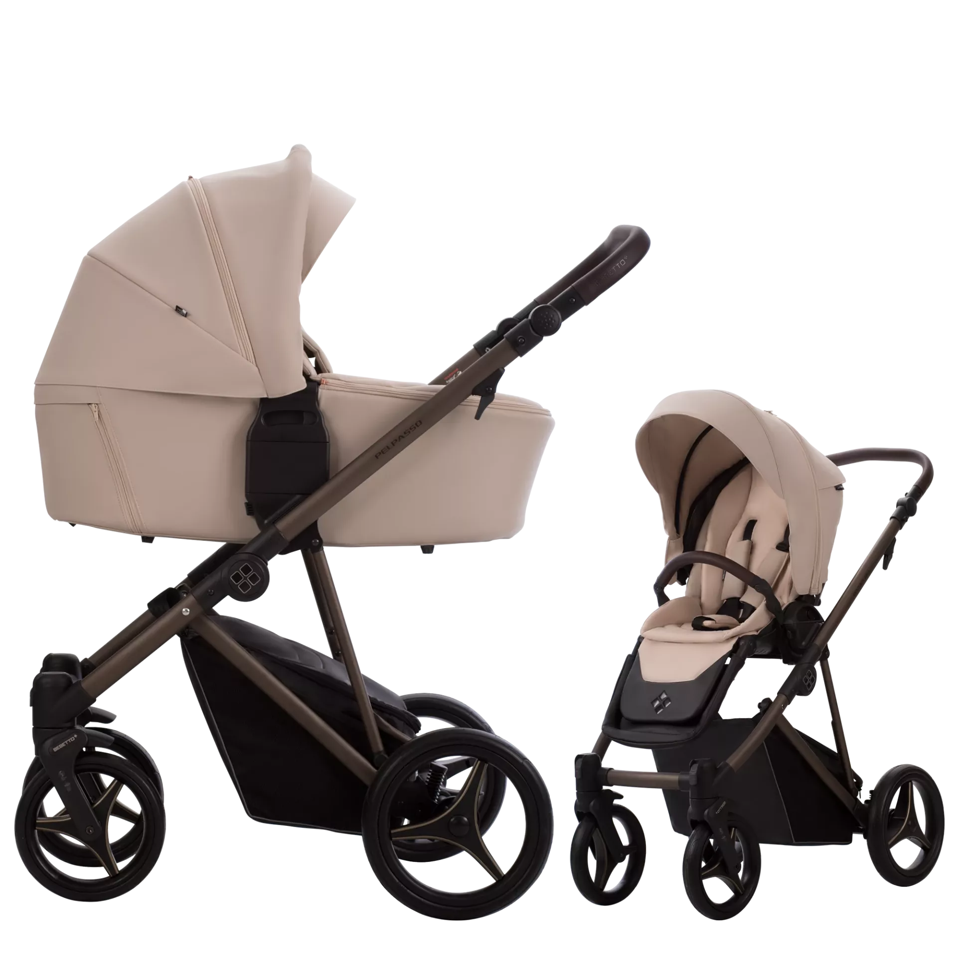 Bebetto Pelpasso Pro - 2w1 | Pro 02 Choco