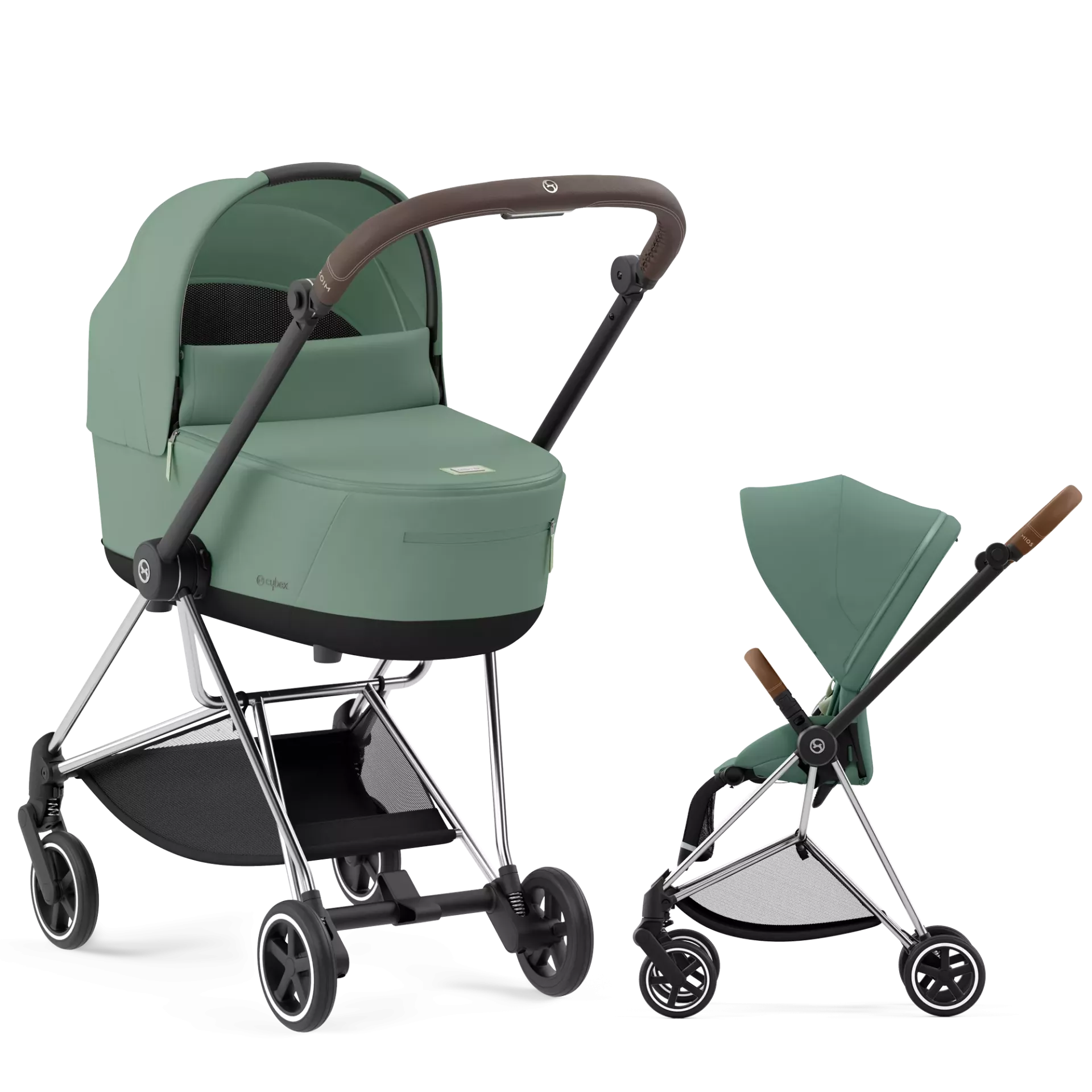 Cybex Mios 3.0 - 2w1 | Leaf Green (Chrome Brown Frame)
