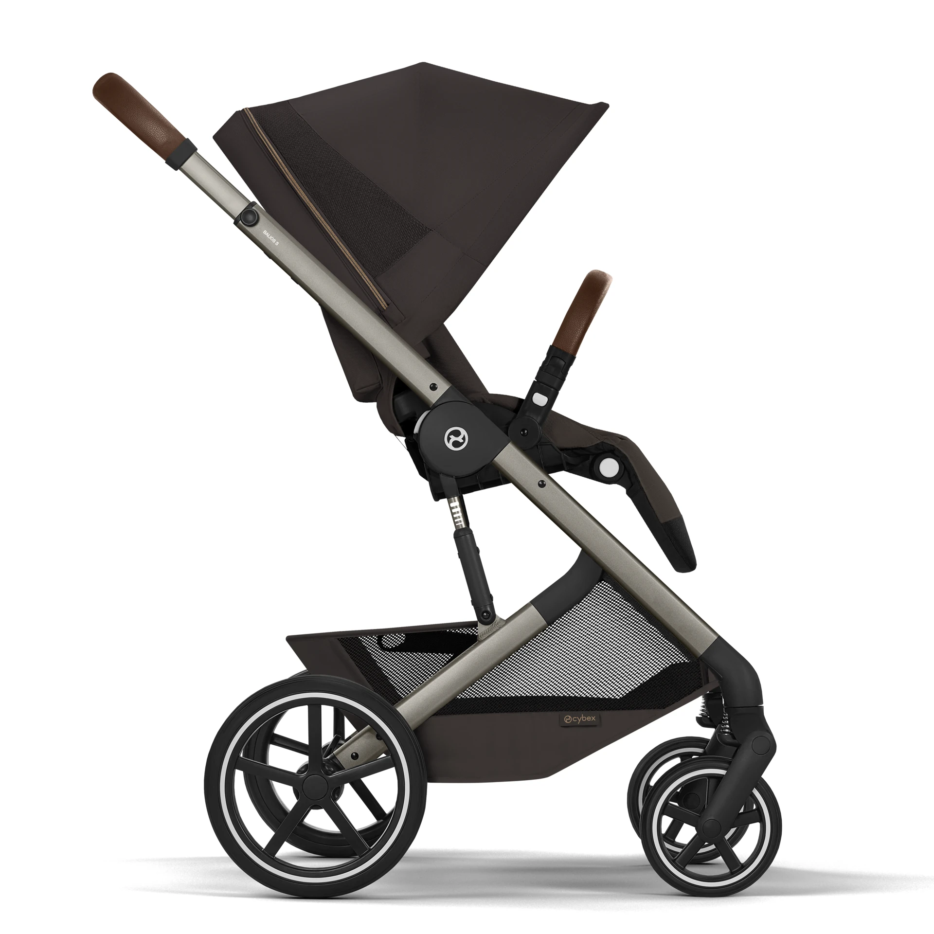 Cybex Balios S Lux Fold - 2w1 ze składaną gondolą | Chocolate Brown