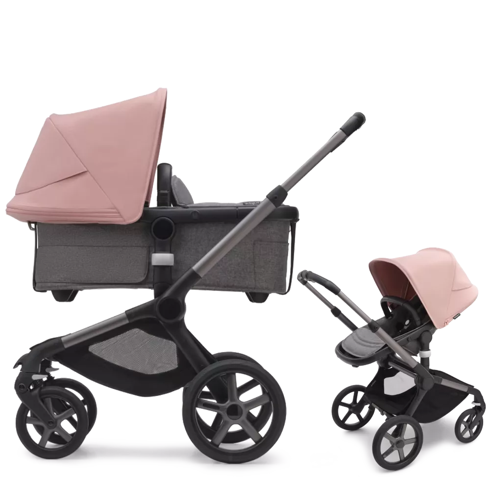 Bugaboo Fox 5 - 2w1 | Graphite-Grey Melange-Morning Pink