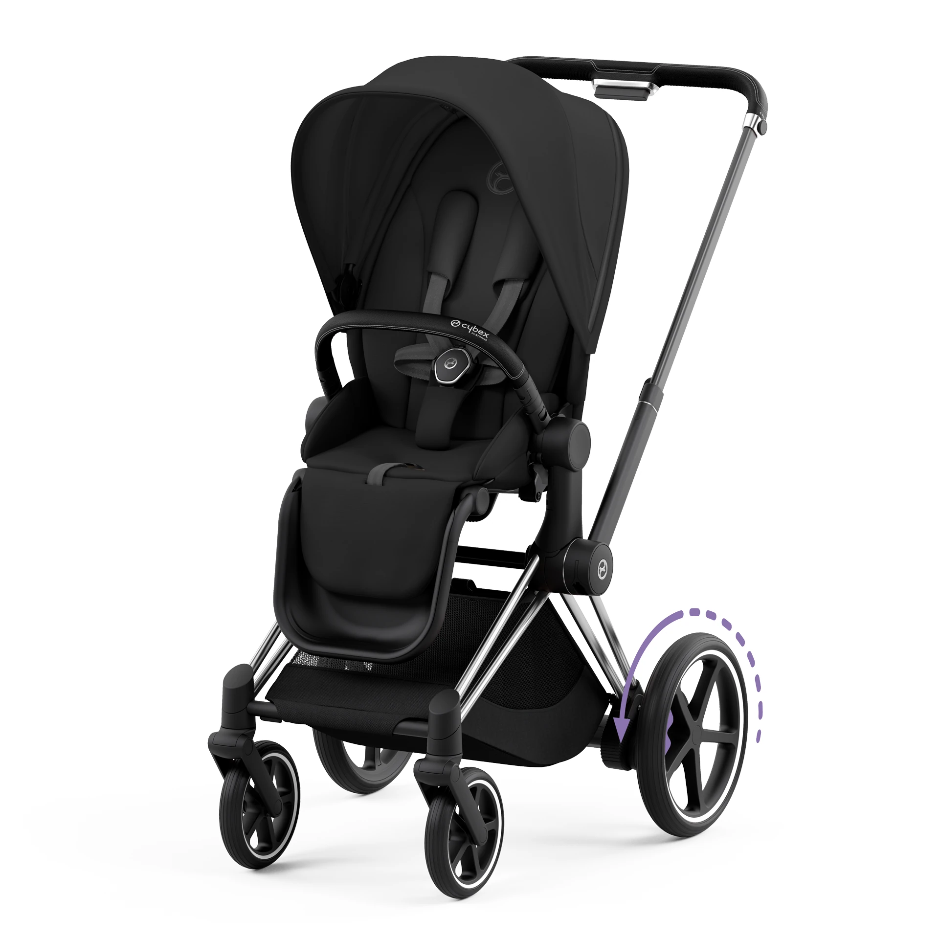 Cybex e-Priam 4.0 - 2w1 | Sepia Black (Chrome Black Frame) Cybex e-Priam 4.0 - 2w1 | Sepia Black (Chrome Black Frame)