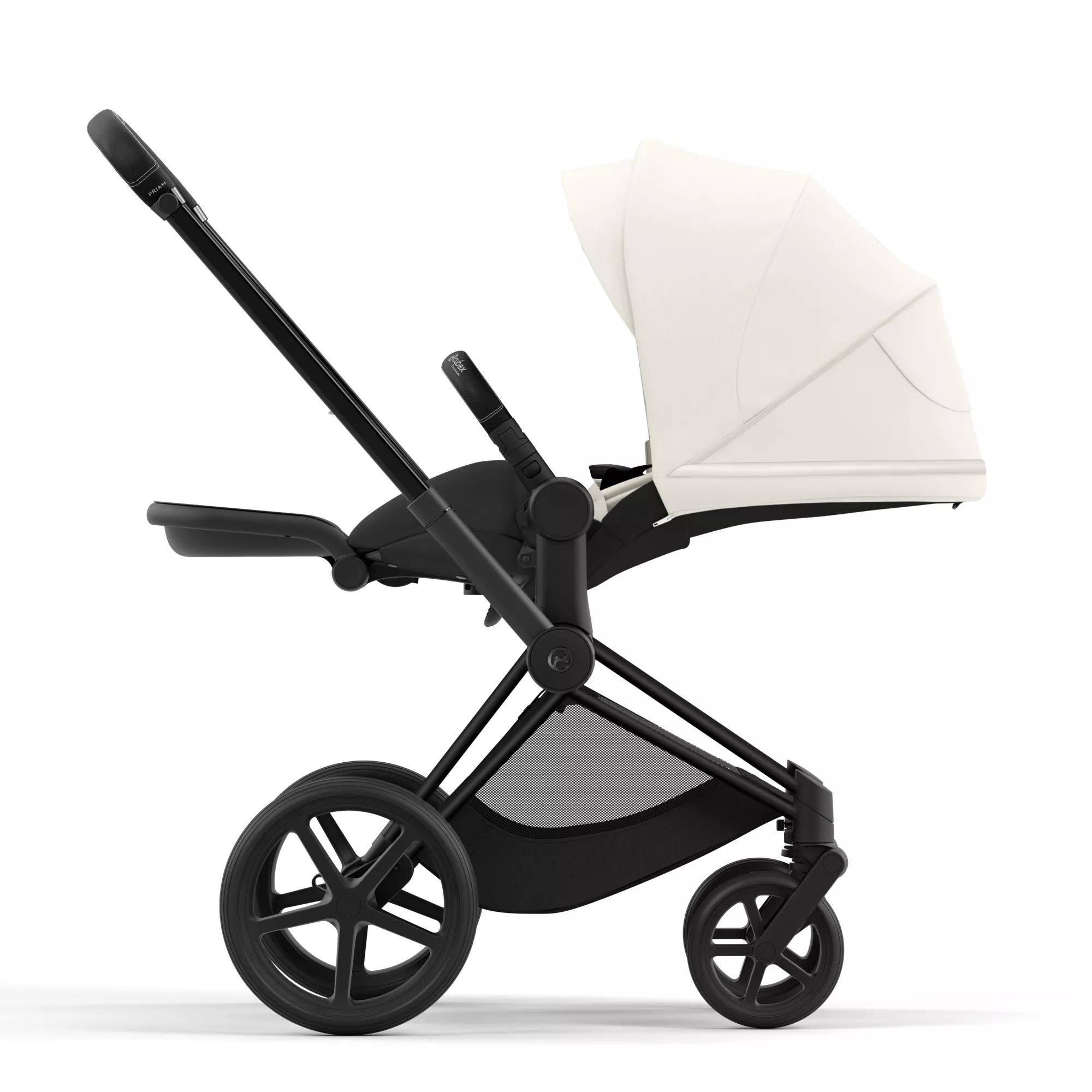 Cybex Priam 4.0 - 2w1 | Off White (Matt Black Frame) Cybex Priam 4.0 - 2w1 | Off White (Matt Black Frame)