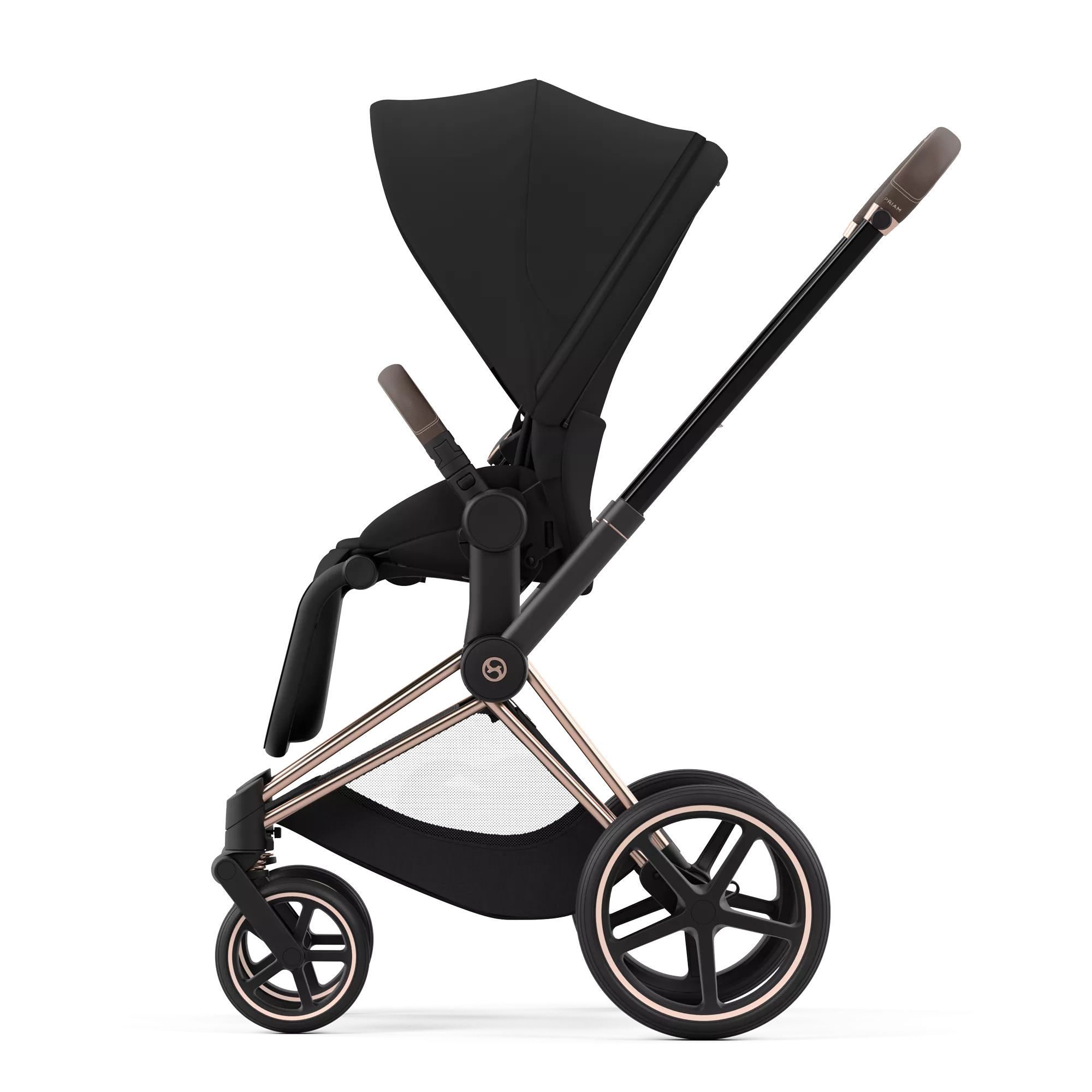 Cybex Priam 4.0 | Sepia Black (Rosegold Frame)