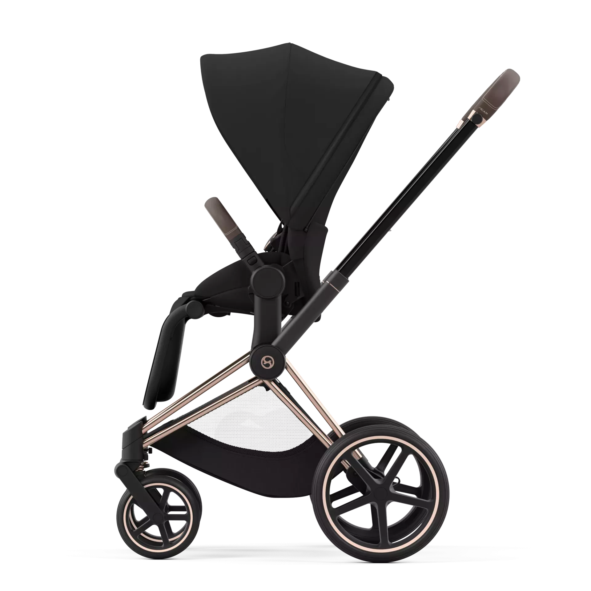 Cybex Priam 4.0 | Sepia Black (Rosegold Frame)