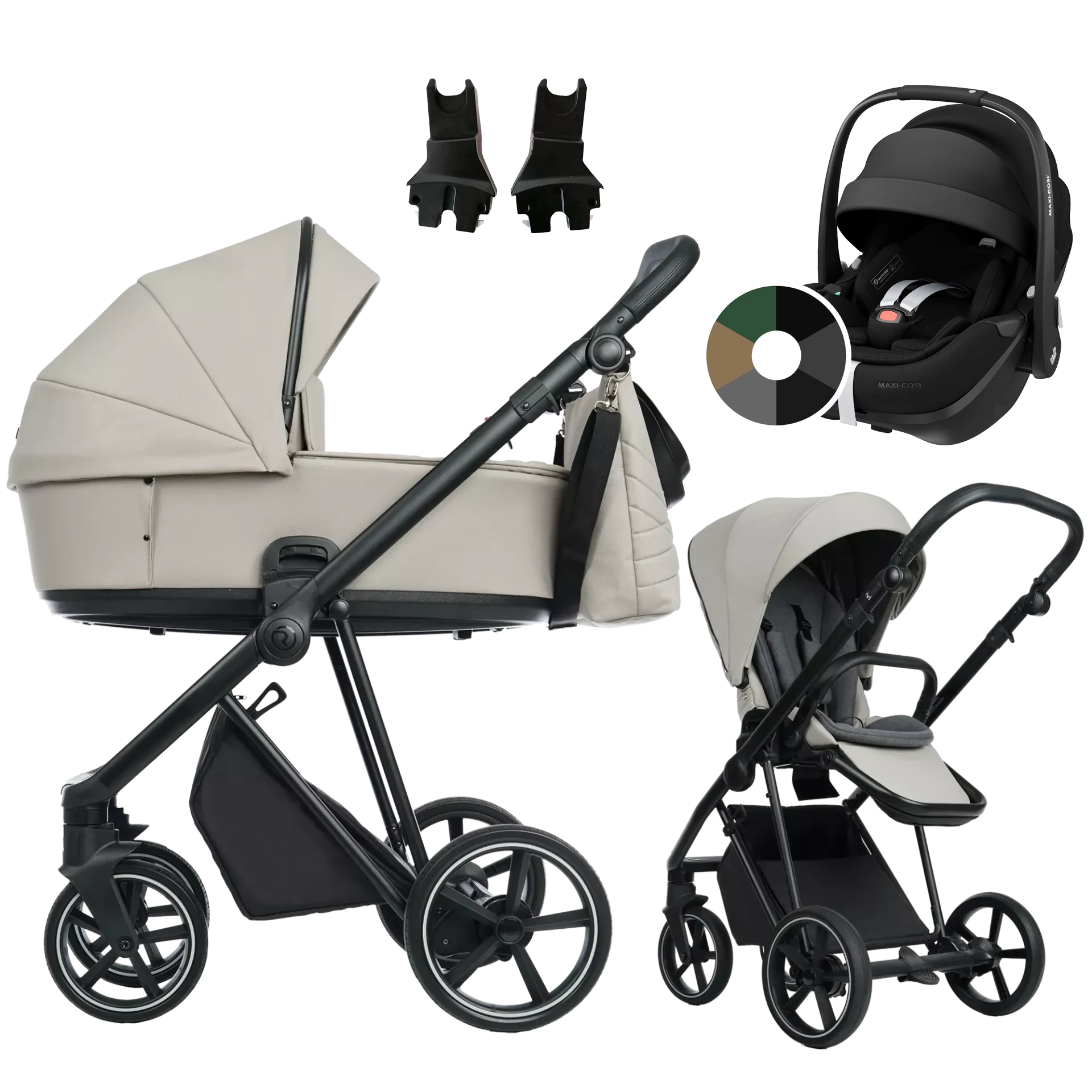 Roan Ivi 2.0 + Maxi-Cosi Pebble 360 Pro2 +GRATIS - 3w1 | Sesame
