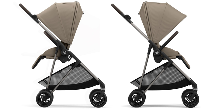 cybex melio carbon przekładane siedzisko