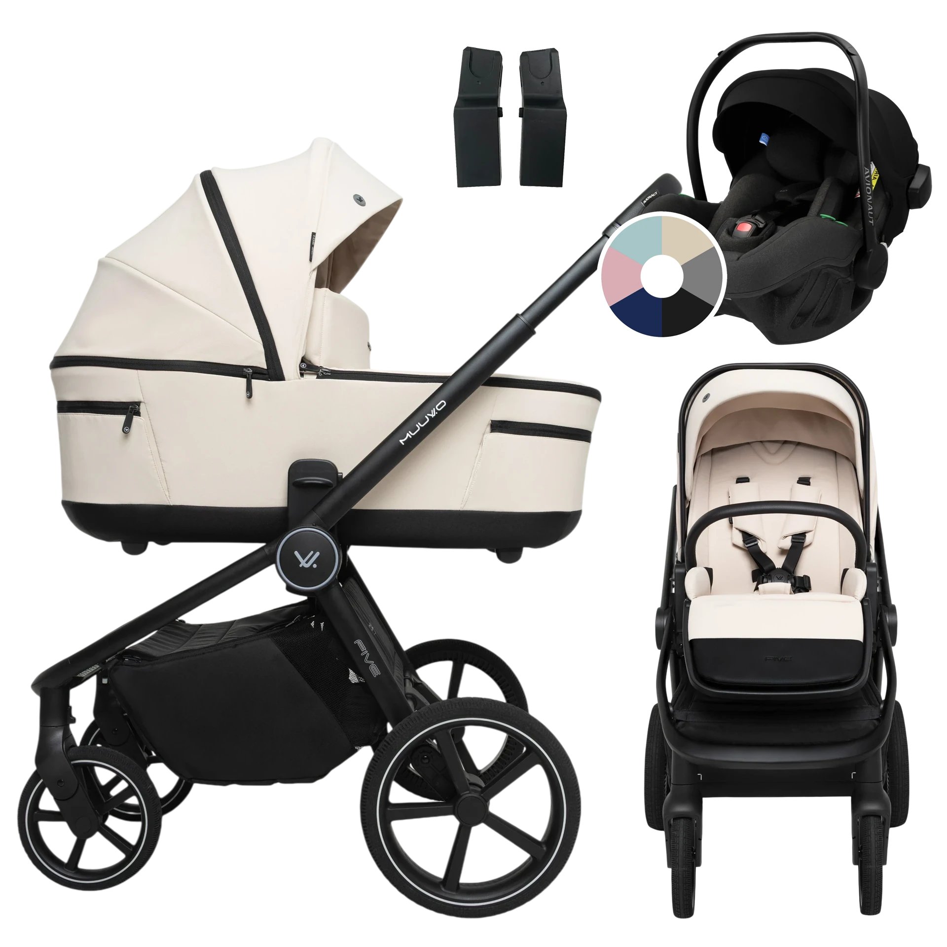 Muuvo Five + Avionaut Pixel Pro 2.0 C +GRATIS - 3w1 | Desert Sand