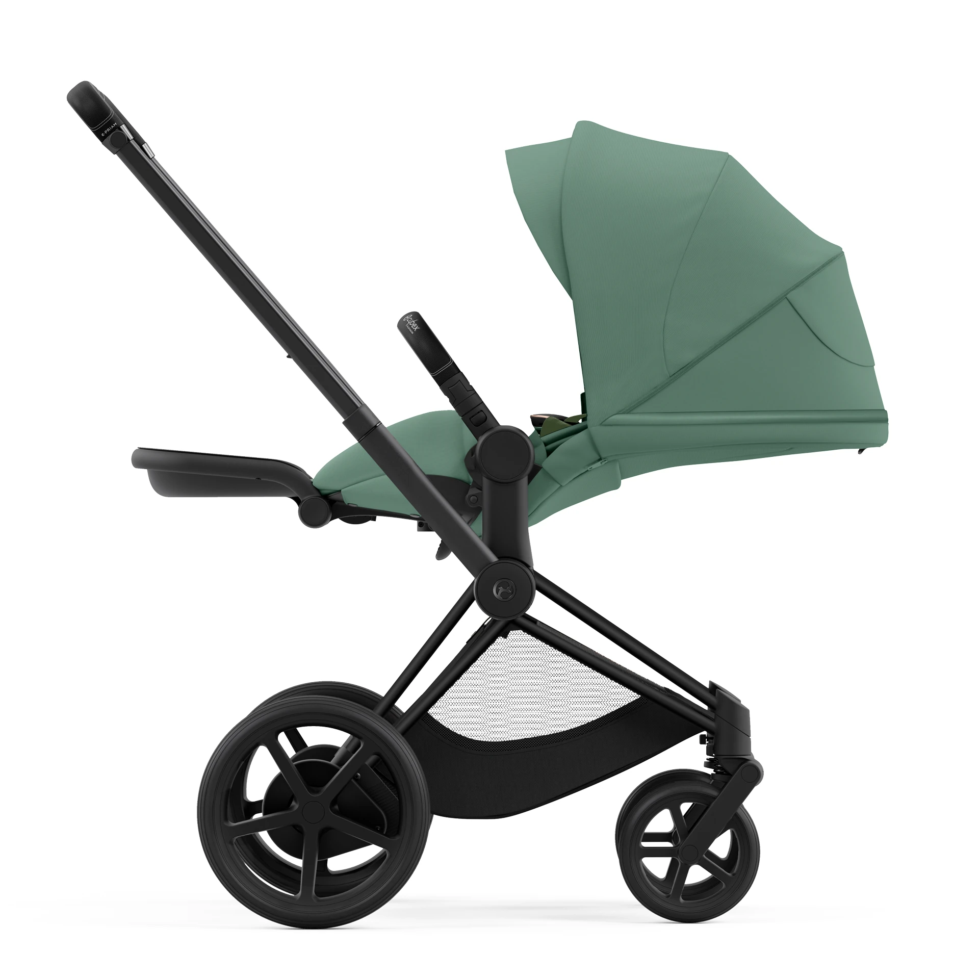 Cybex e-Priam 4.0 - 2w1 | Leaf Green (Matt Black Frame) Cybex e-Priam 4.0 - 2w1 | Leaf Green (Matt Black Frame)