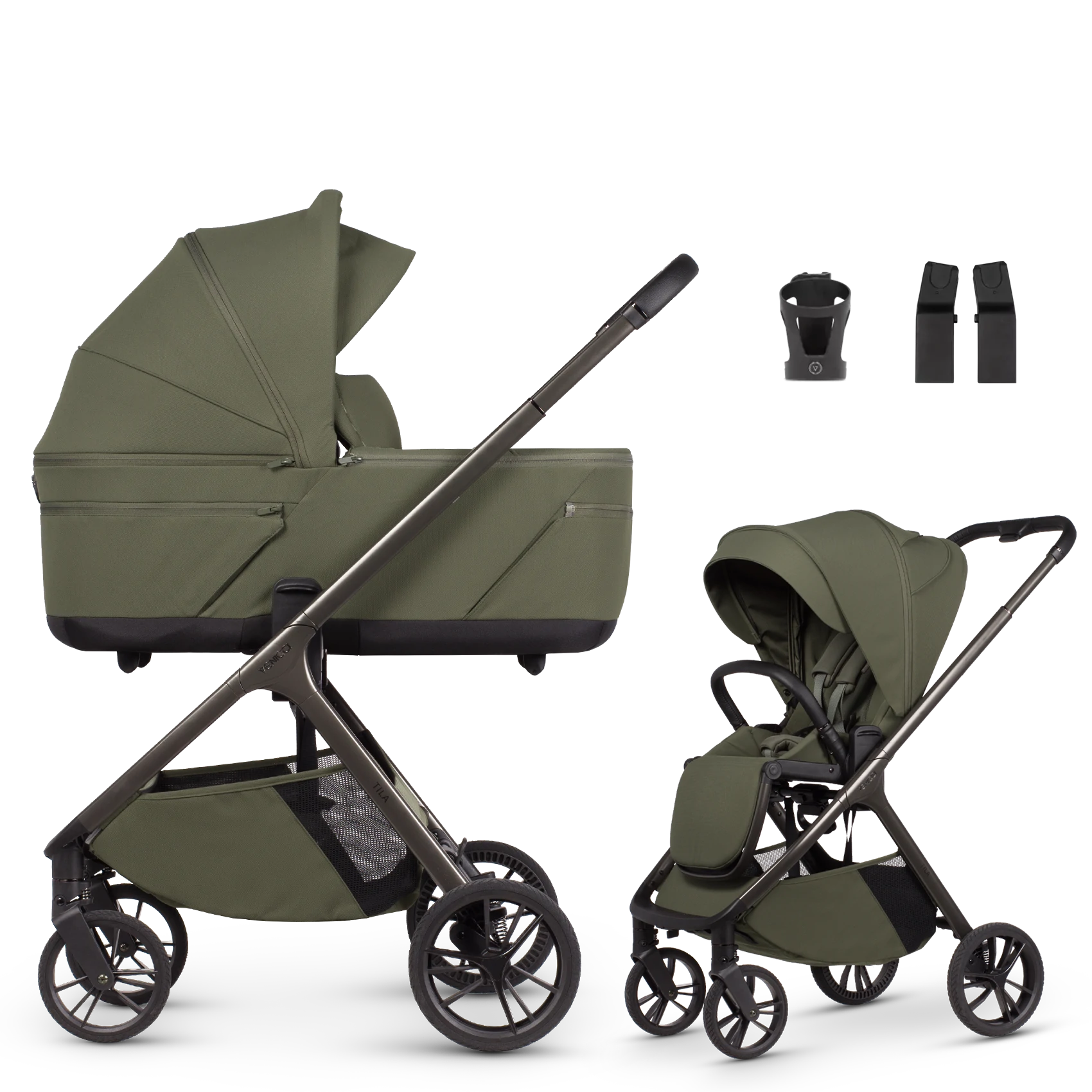 Venicci Tila + GRATISY - 2w1 | Olive