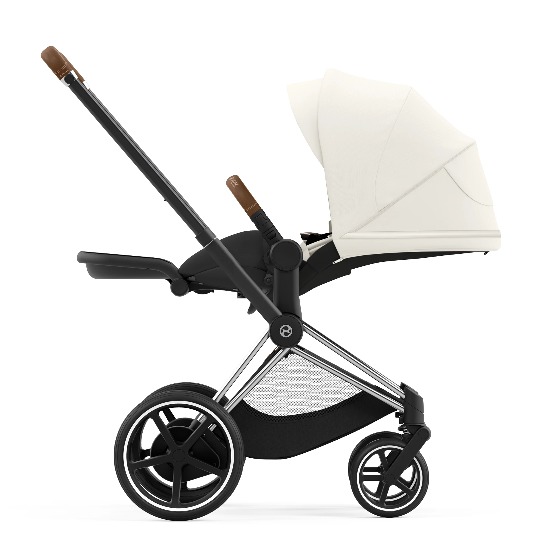 Cybex e-Priam 4.0 - 2w1 | Off White (Chrome Brown Frame)