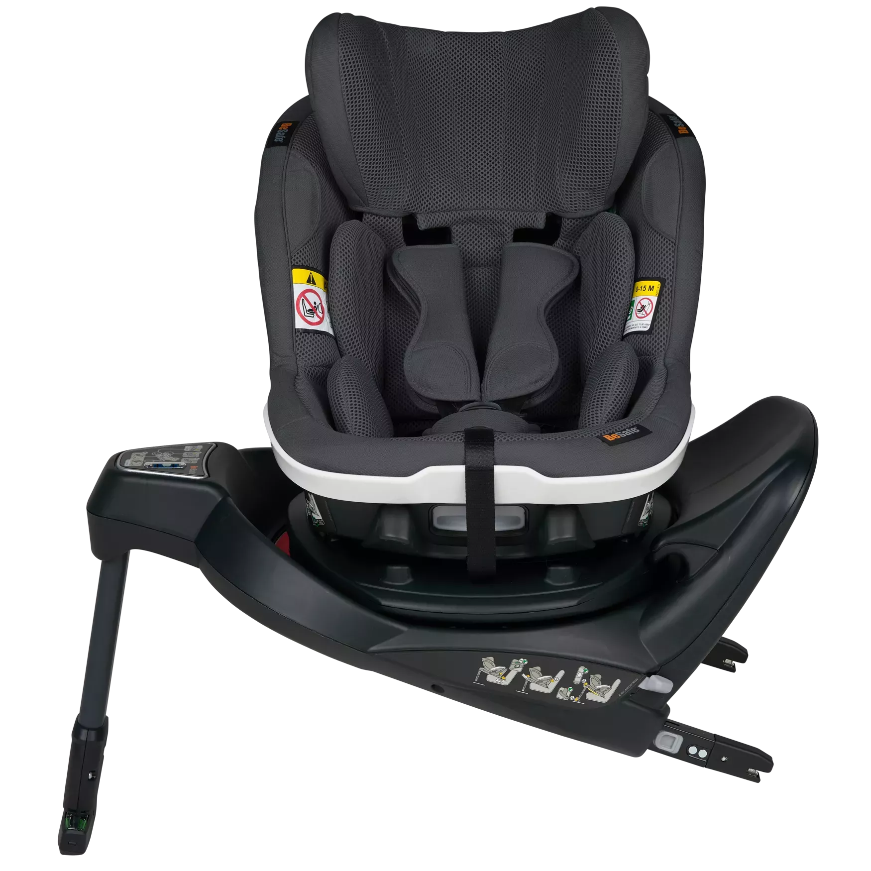 BeSafe iZi Turn i-Size | Anthracite Mesh