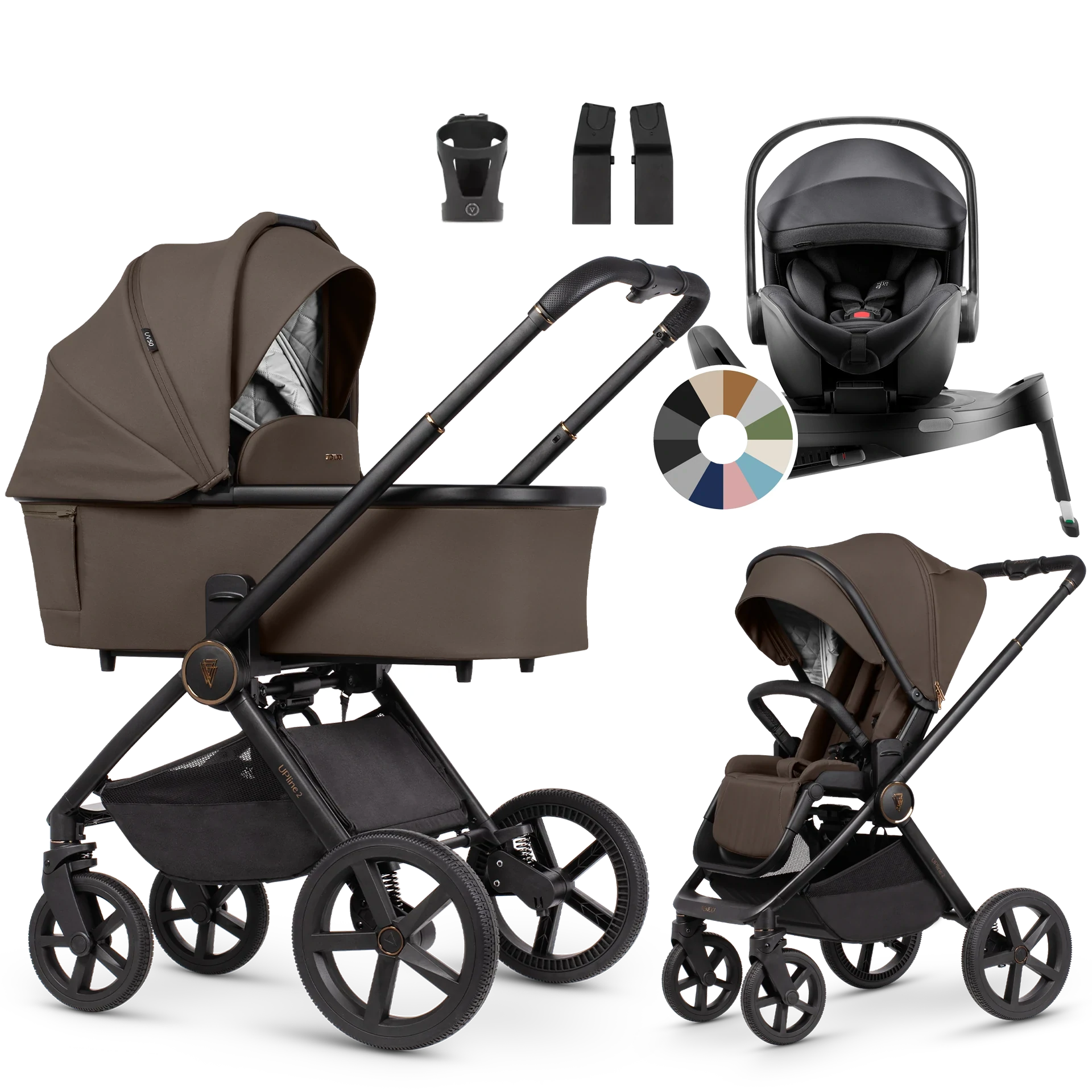 Venicci Upline 2 + Britax Römer Baby-Safe Pro + baza +AKCESORIA - 4w1 | Brownie Venicci Upline 2 + Britax Römer Baby-Safe Pro + baza +AKCESORIA - 4w1 | Brownie