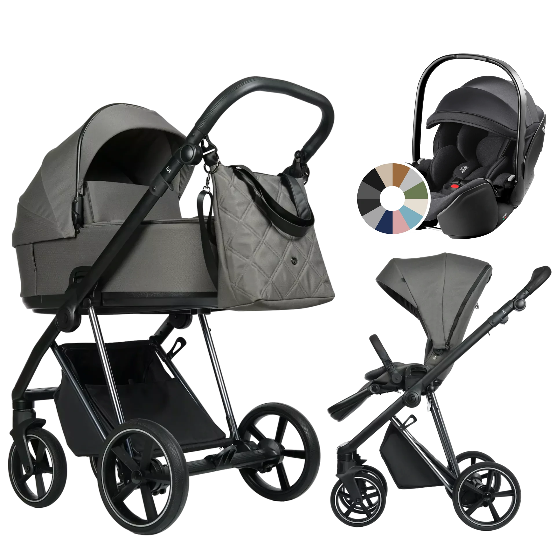 Roan Ivi 2.0 + Britax Römer Baby-Safe Pro +GRATIS - 3w1 | Taupe