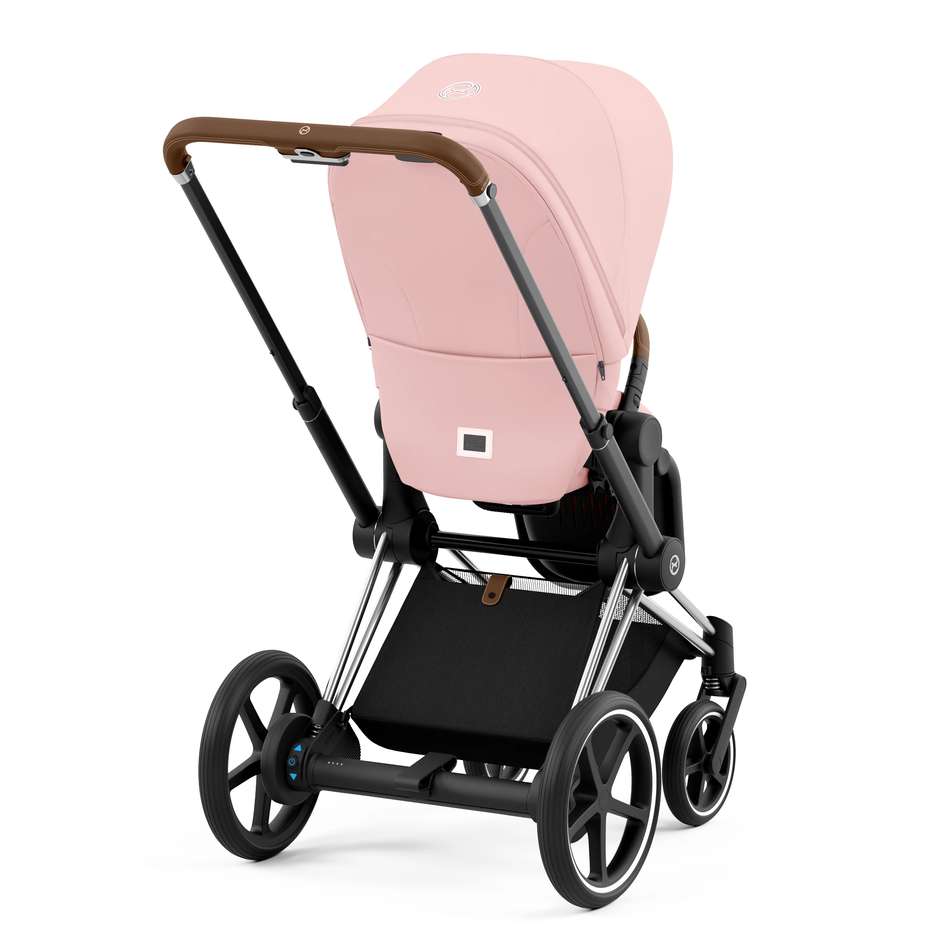Cybex e-Priam 4.0 - 2w1 | Peach Pink (Chrome Brown Frame) Cybex e-Priam 4.0 - 2w1 | Peach Pink (Chrome Brown Frame)