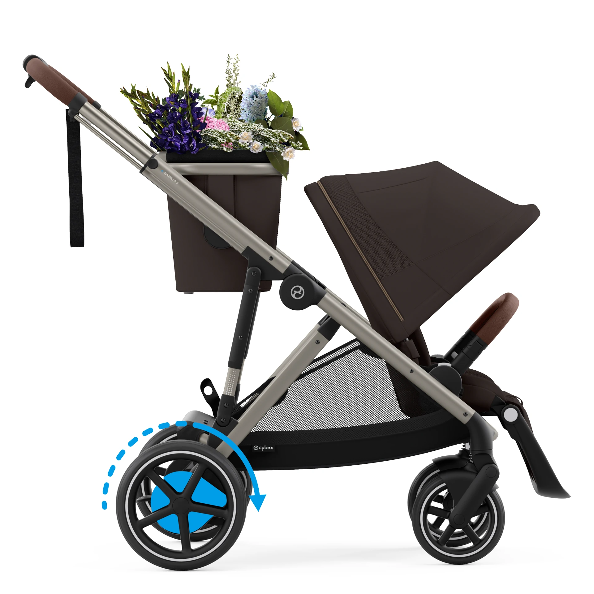 Cybex e-Gazelle S Duo | Chocolate Brown Cybex e-Gazelle S Duo | Chocolate Brown