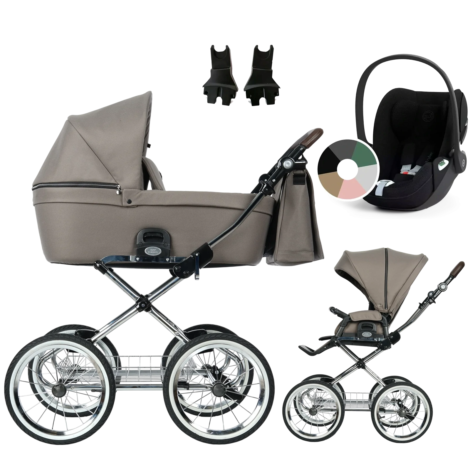 Roan Coss Classic + Cybex Cloud T i-Size +GRATIS - 3w1 | Pure Cashmere