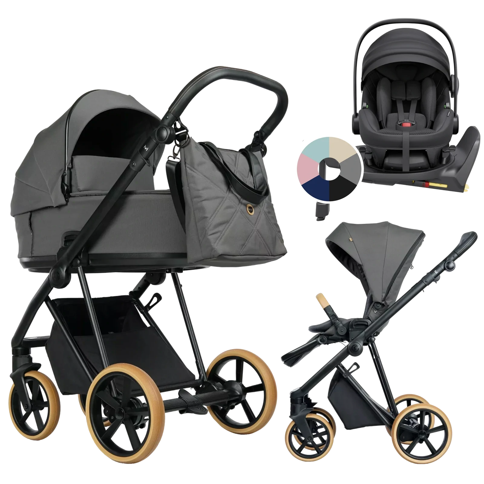 Roan Ivi 2.0 Vintage + Avionaut Pixel 3 + baza IQ Orbit + GRATIS - 4w1 | Sicilian Olive