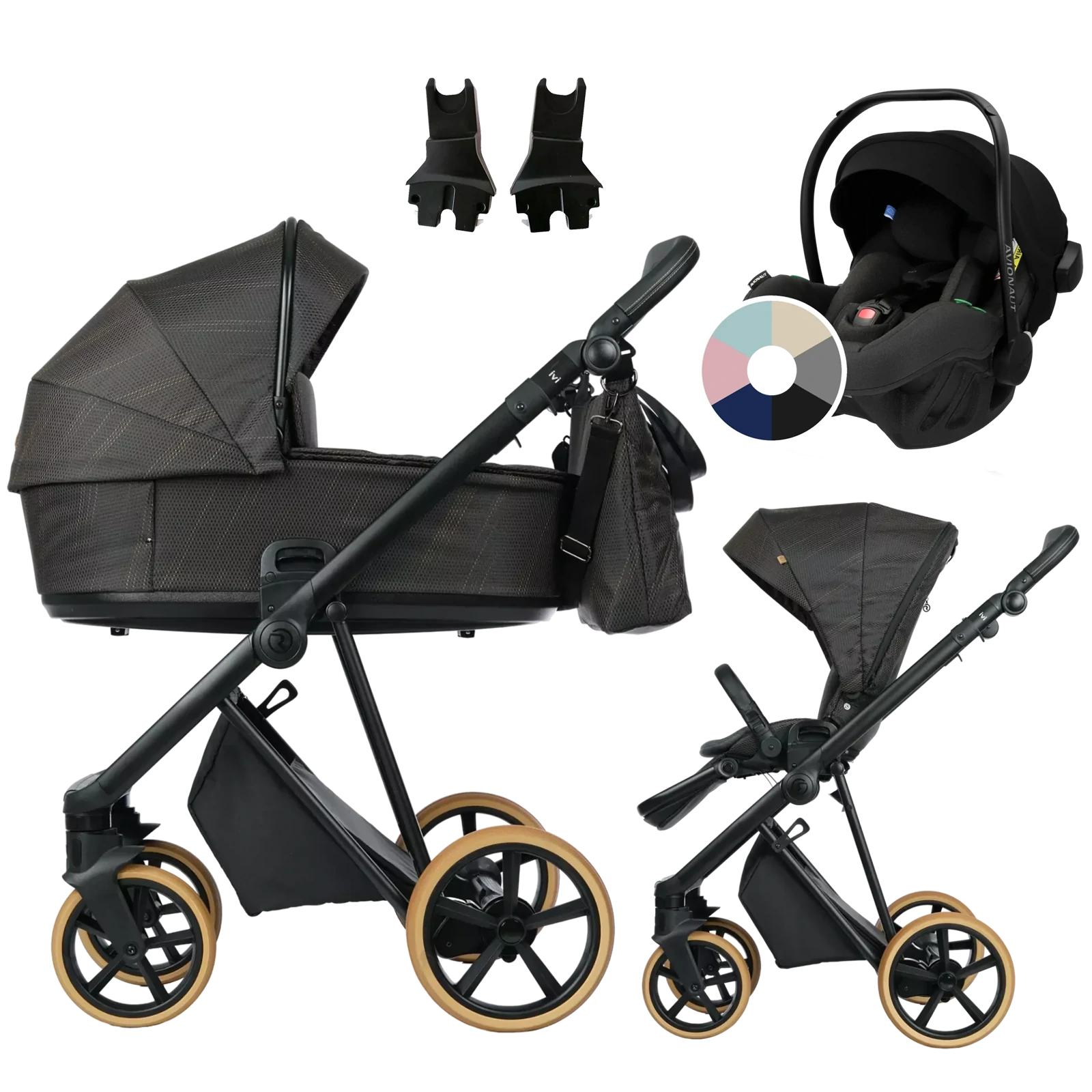 Roan Ivi 2.0 Vintage + Avionaut Pixel Pro 2.0 C +GRATIS - 3w1 | Cooper Glow (Limited Edition)