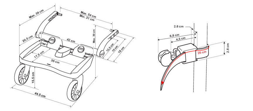 dostawka lascal buggyboard maxi