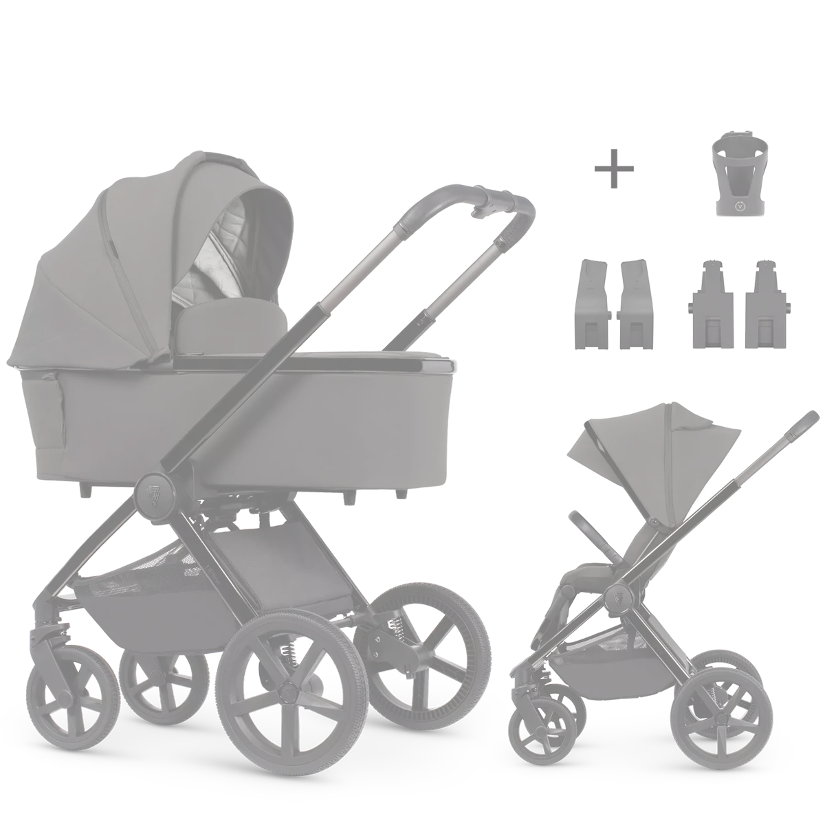 Venicci Tinum Upline SE +AKCESORIA - 2w1 | Lava