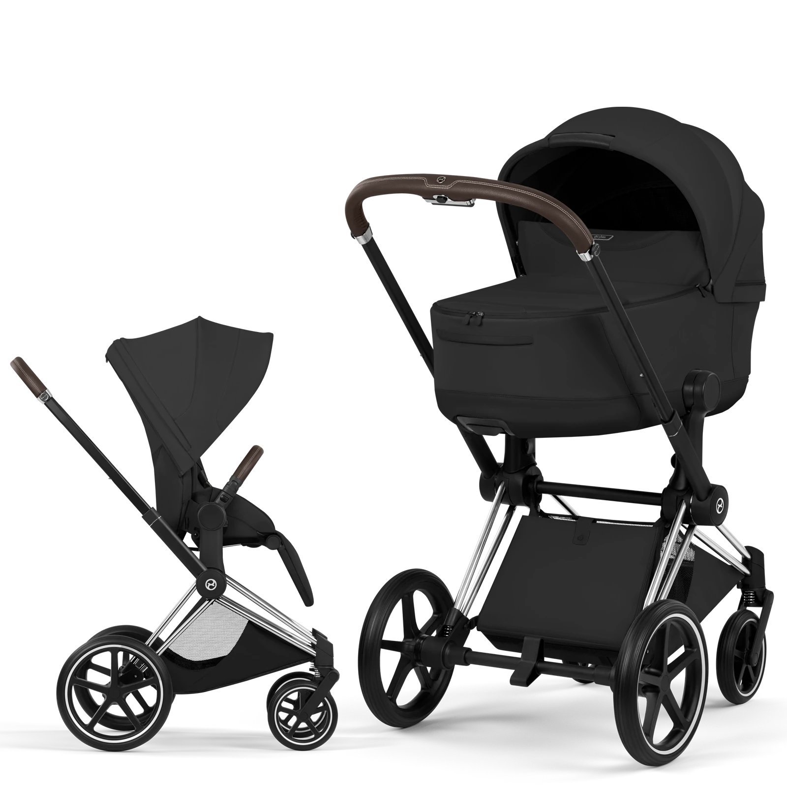 Cybex Priam 5.0 - wózek 2w1 | Sepia Black - Chrome (Style)