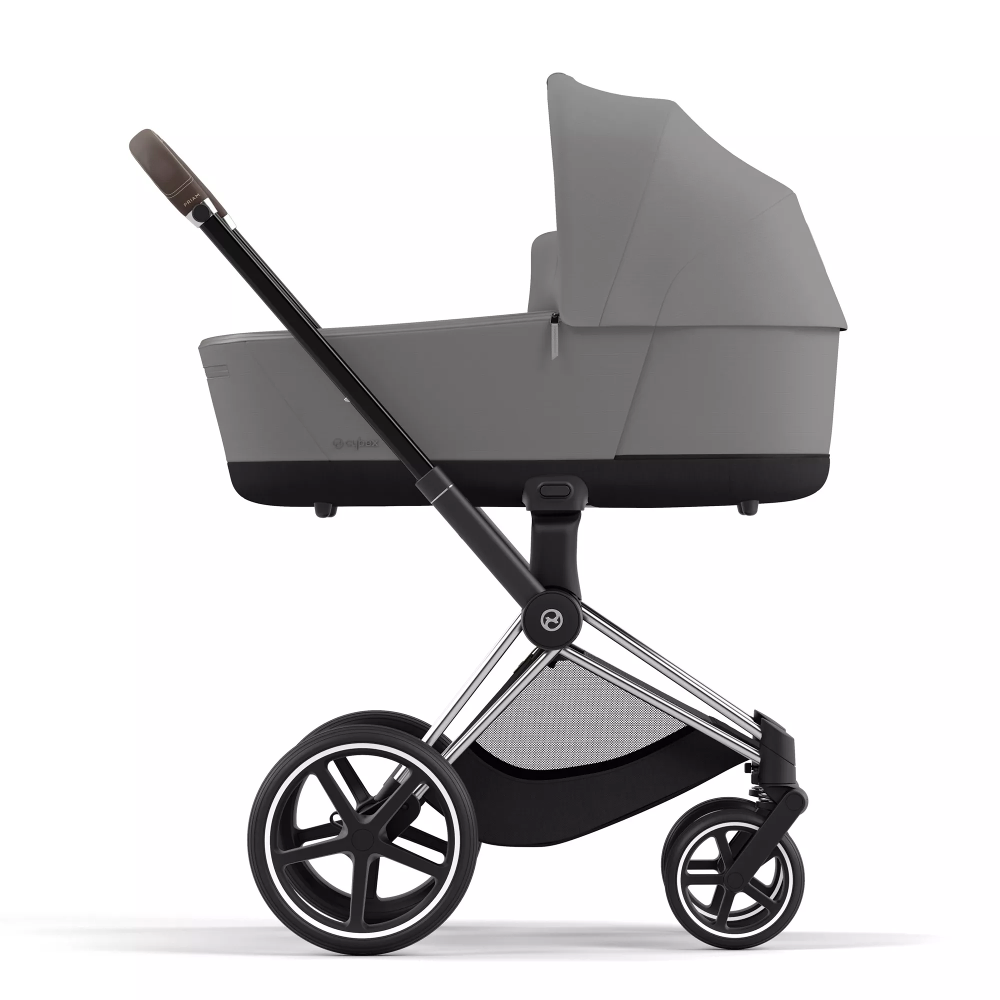 Cybex Priam 4.0 - 2w1 | Mirage Grey (Chrome Brown Frame) Cybex Priam 4.0 - 2w1 | Mirage Grey (Chrome Brown Frame)