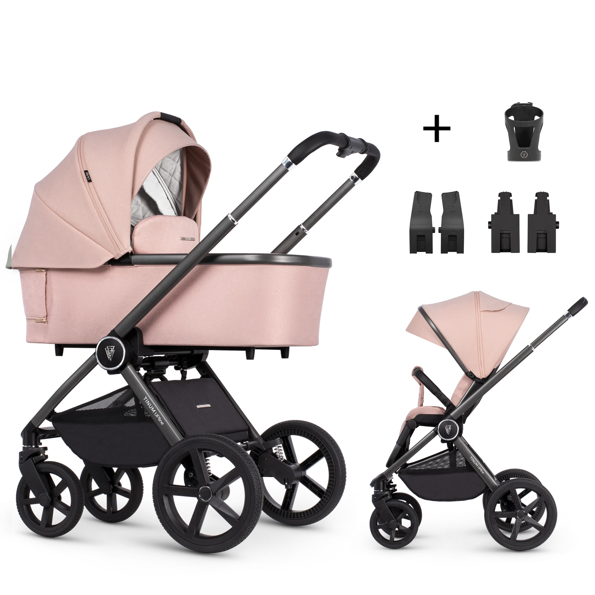 Venicci Tinum Upline +AKCESORIA - 2w1 | Misty Rose Venicci Tinum Upline +AKCESORIA - 2w1 | Misty Rose