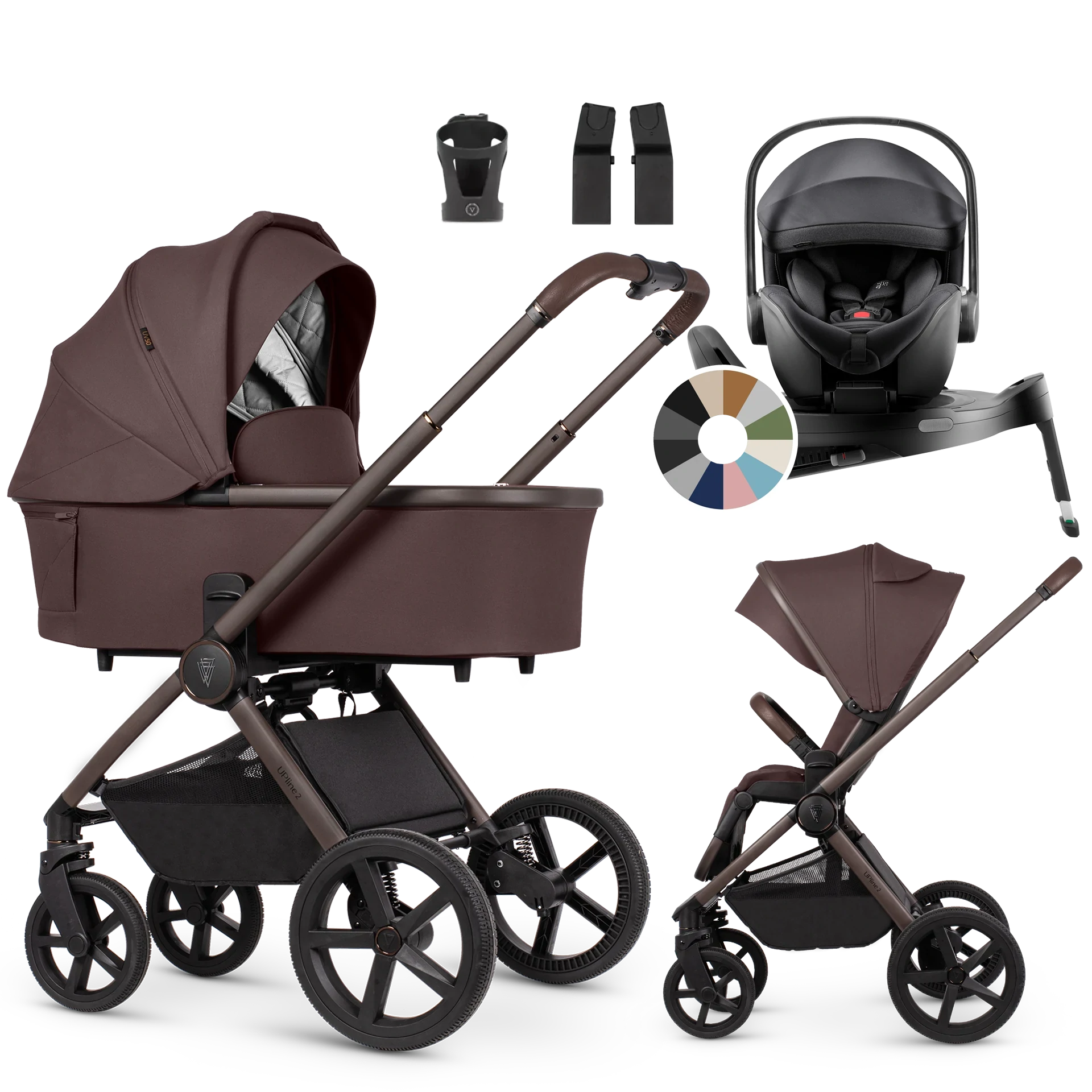 Venicci Upline 2 + Britax Römer Baby-Safe Pro + baza +AKCESORIA - 4w1 | Burgundy Venicci Upline 2 + Britax Römer Baby-Safe Pro + baza +AKCESORIA - 4w1 | Burgundy