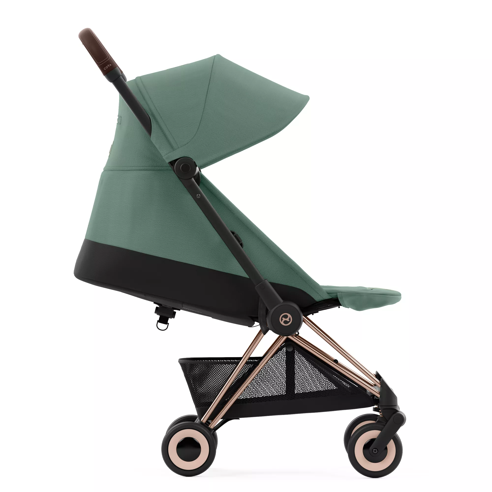 Cybex Coya | Leaf Green (Rosegold Frame)