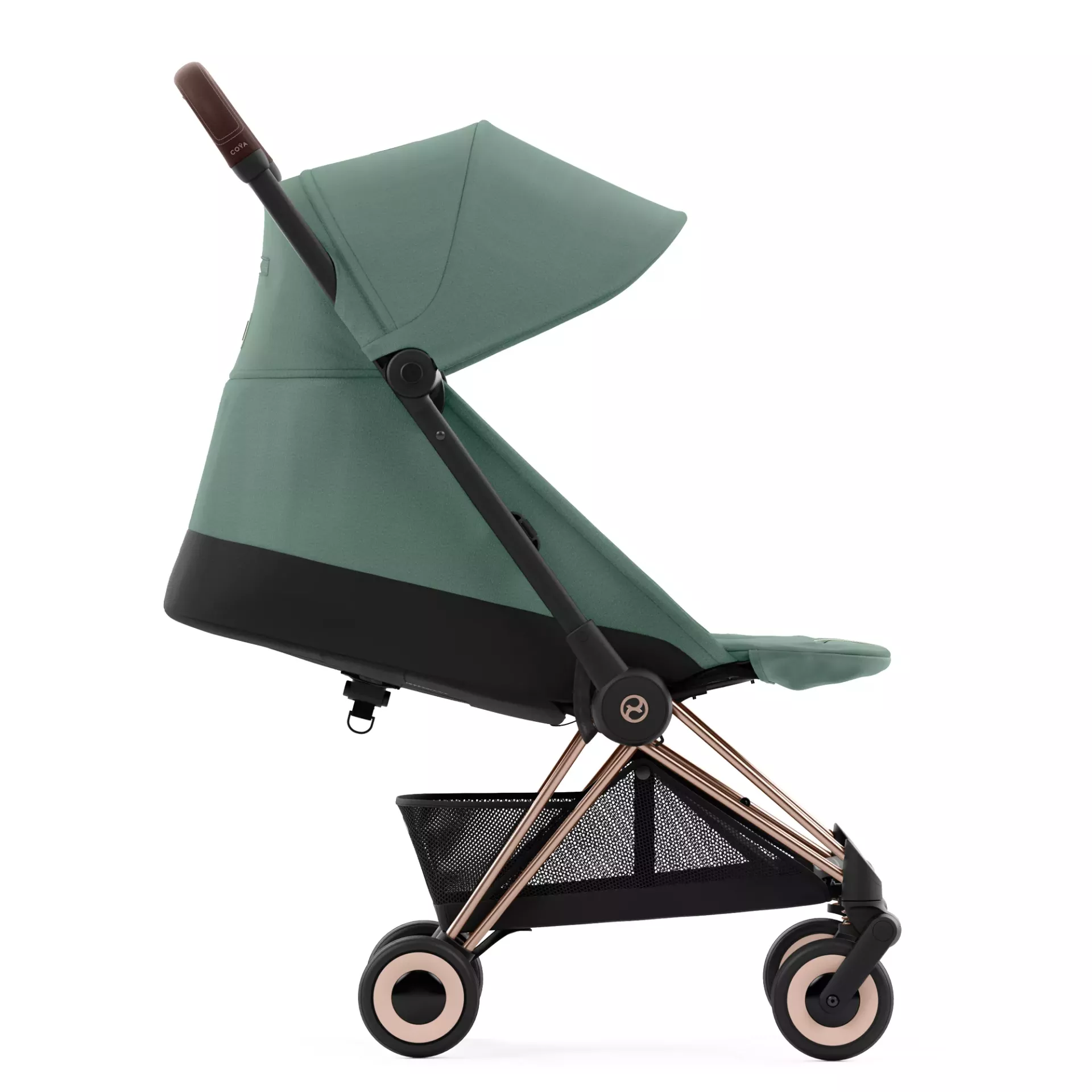 Cybex Coya | Leaf Green (Rosegold Frame)